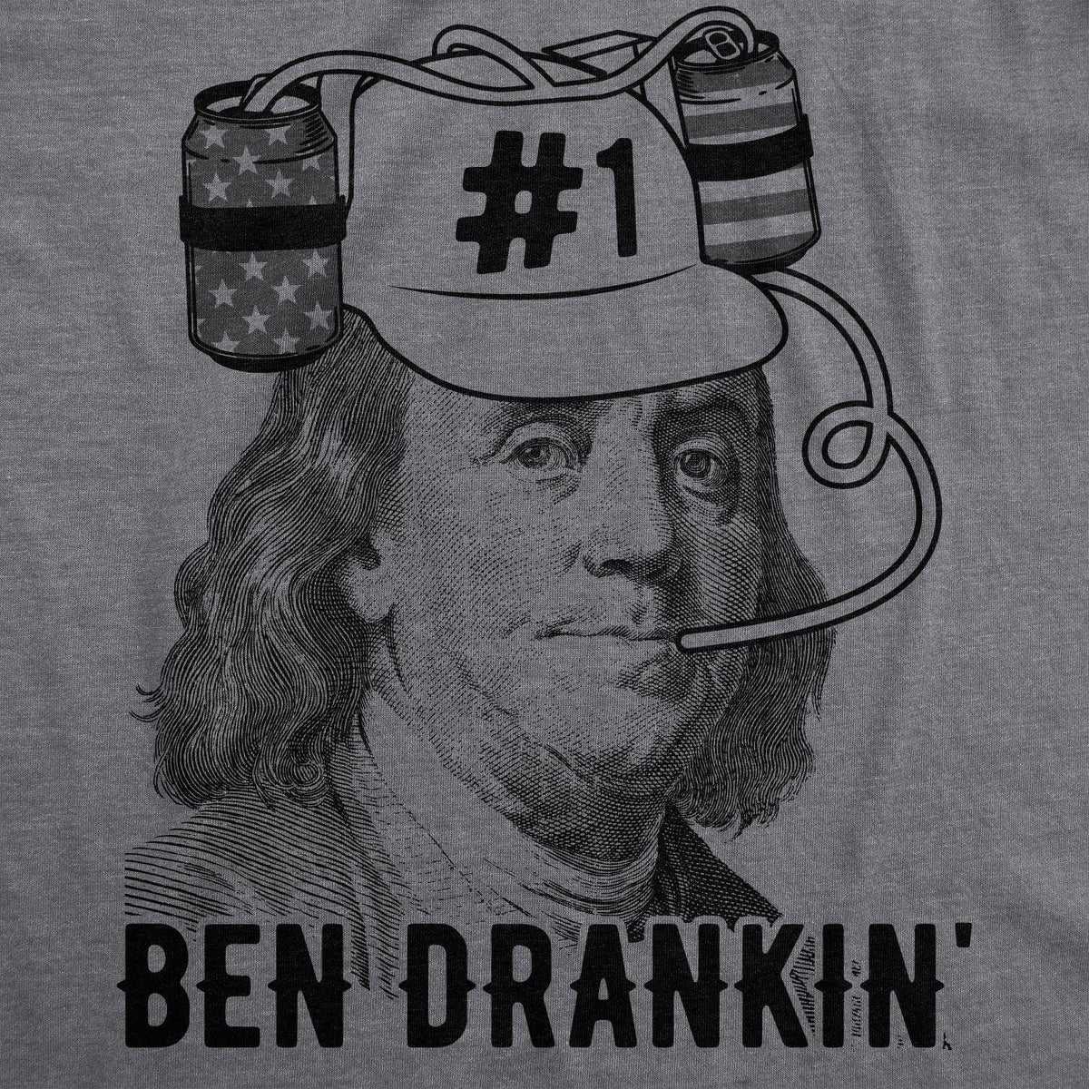 Ben Drankin Men&#39;s Tshirt - Crazy Dog T-Shirts