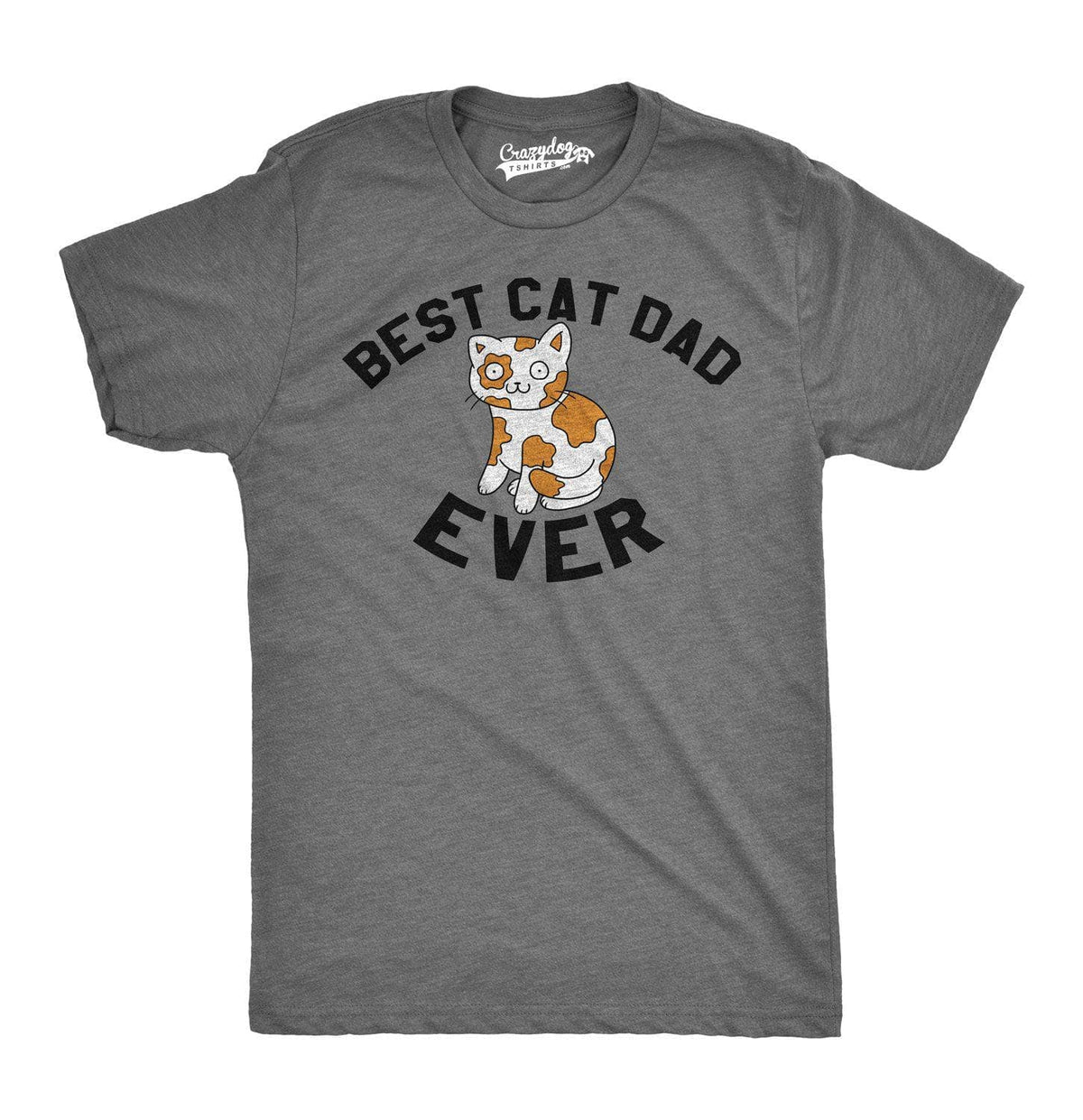 Best Cat Dad Men&#39;s Tshirt - Crazy Dog T-Shirts