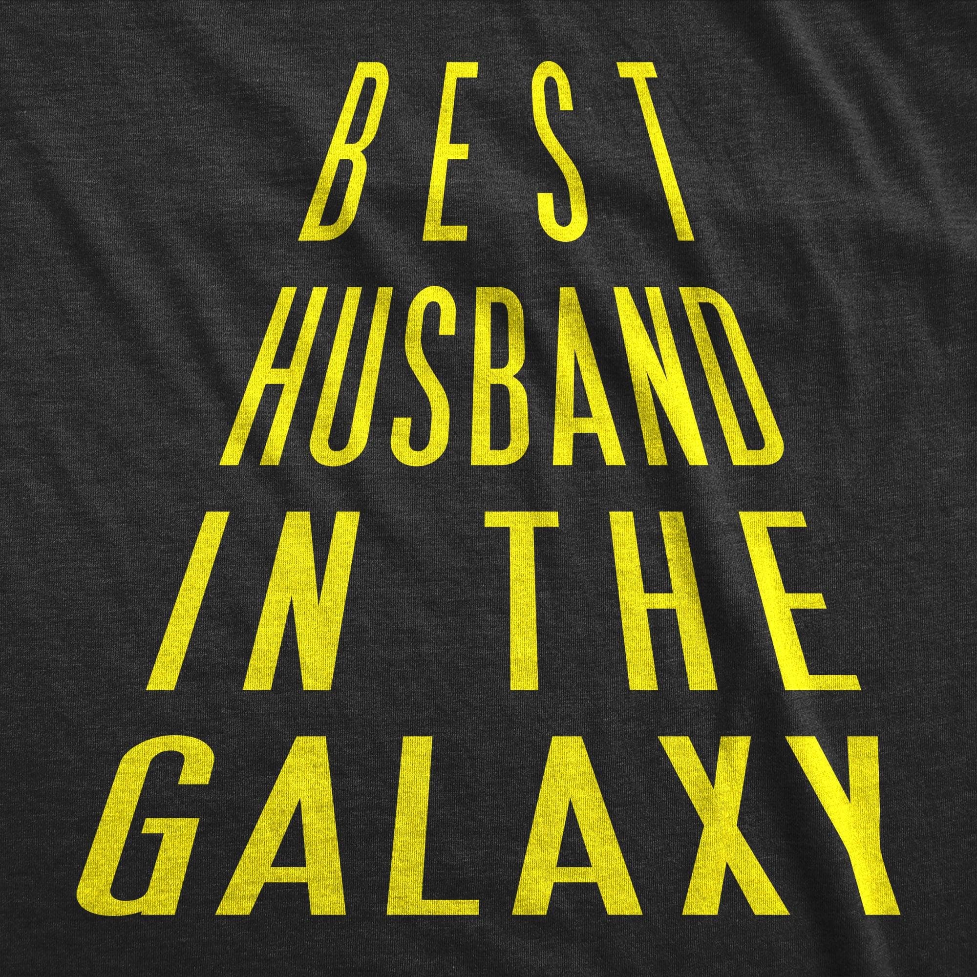 Best Husband In The Galaxy Men's Tshirt  -  Crazy Dog T-Shirts