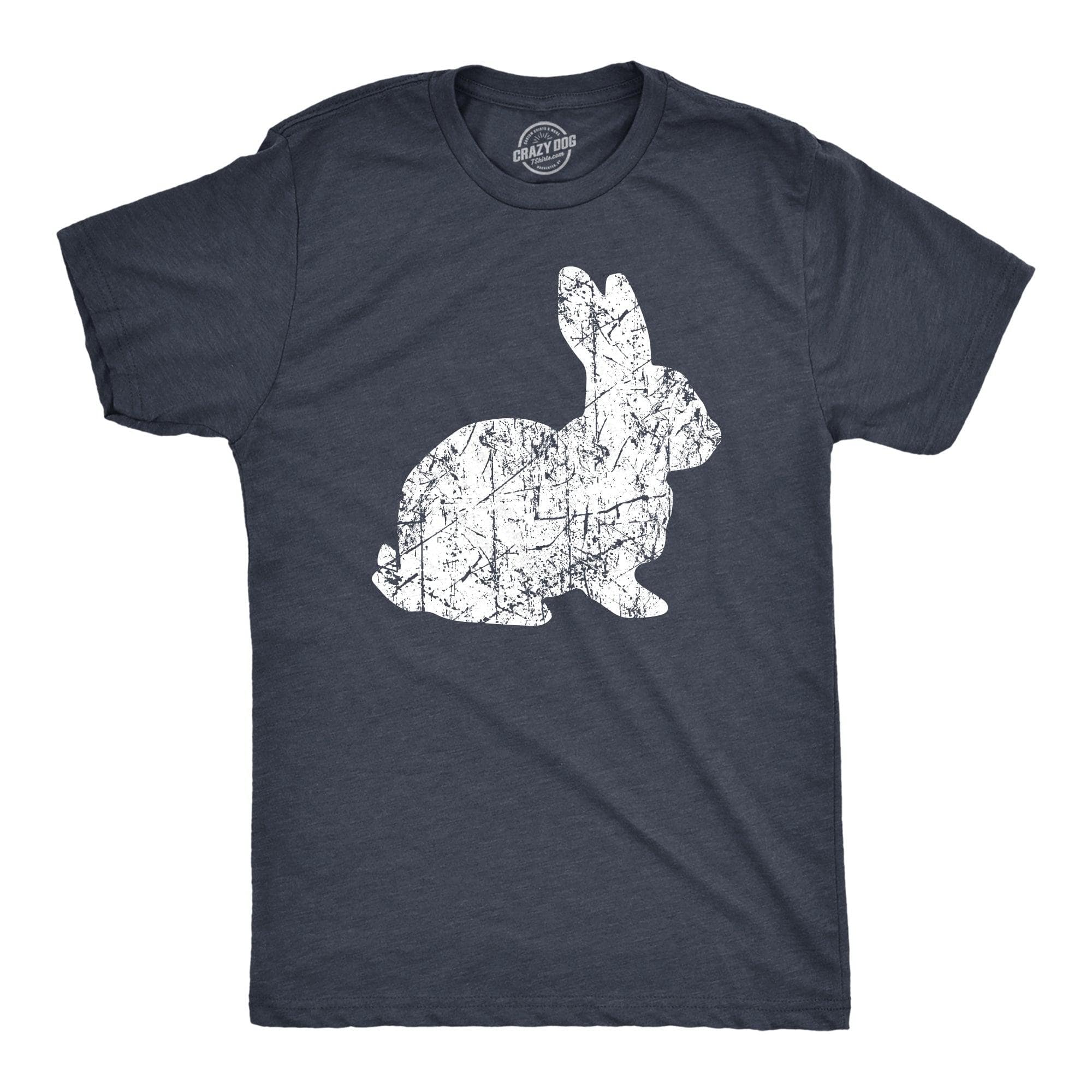 Big Bunny Men's Tshirt  -  Crazy Dog T-Shirts
