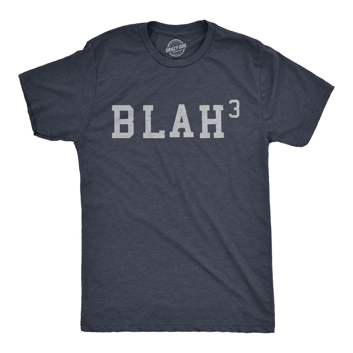 Blah Cubed Men&#39;s Tshirt  -  Crazy Dog T-Shirts