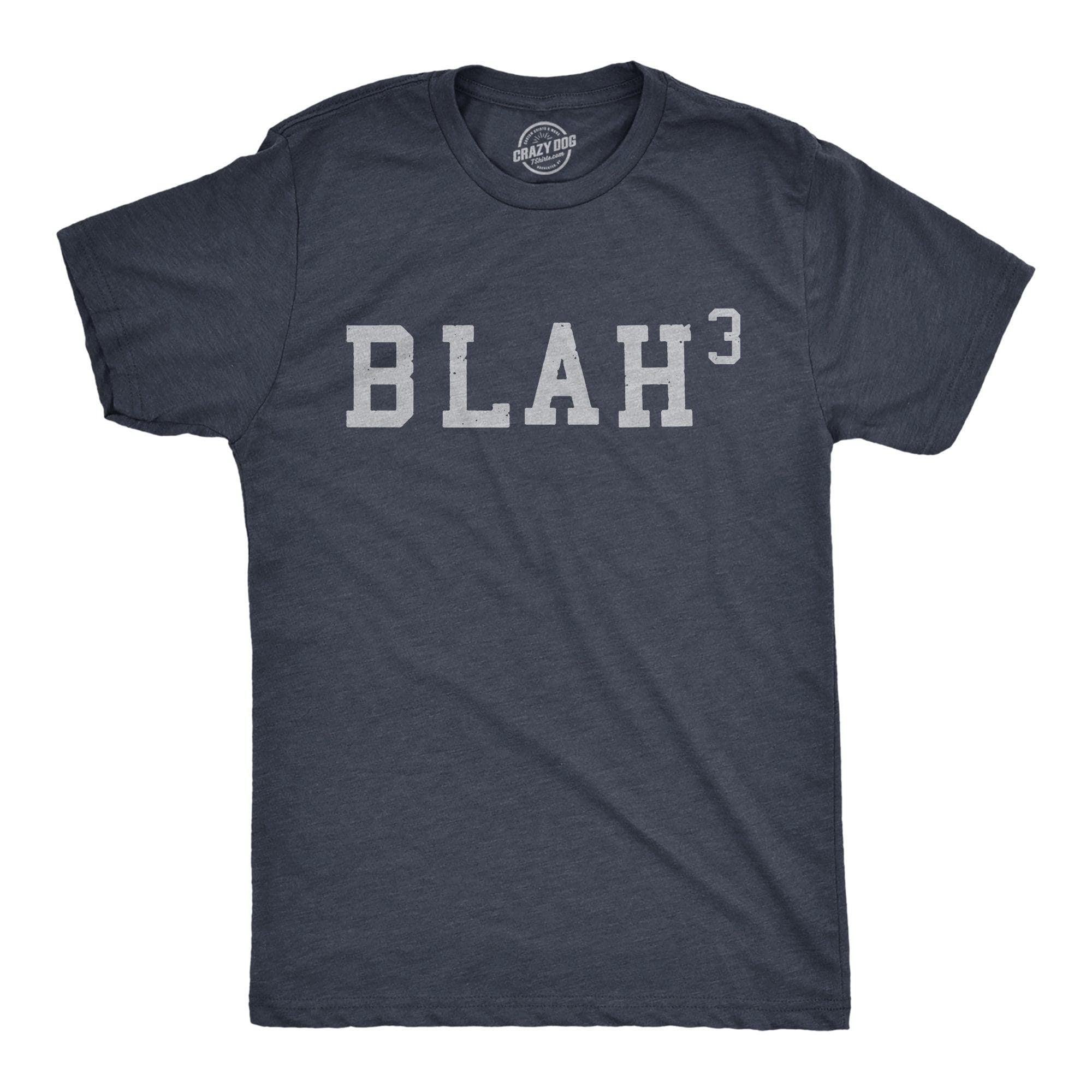 Blah Cubed Men's Tshirt  -  Crazy Dog T-Shirts
