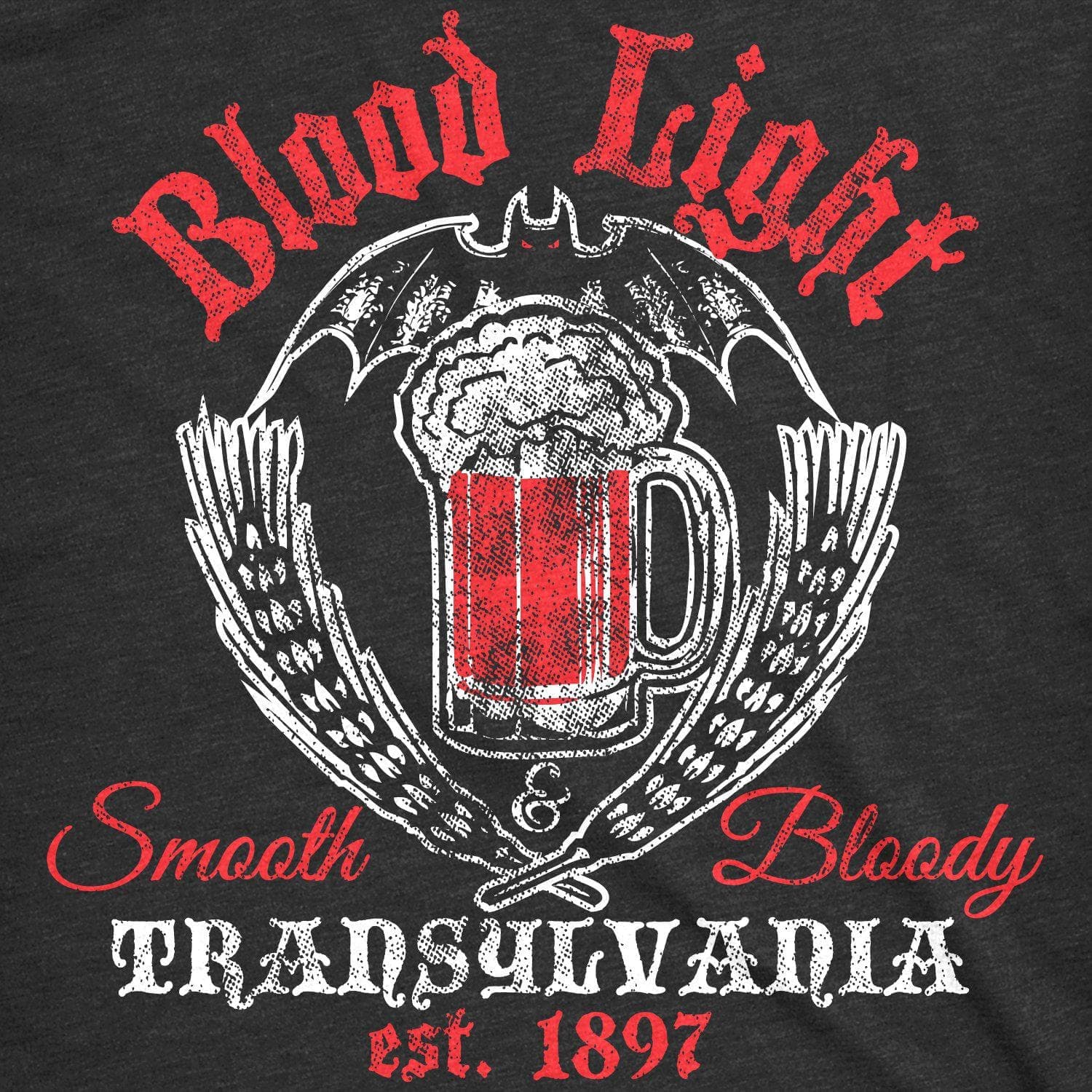 Blood Light Men's Tshirt - Crazy Dog T-Shirts