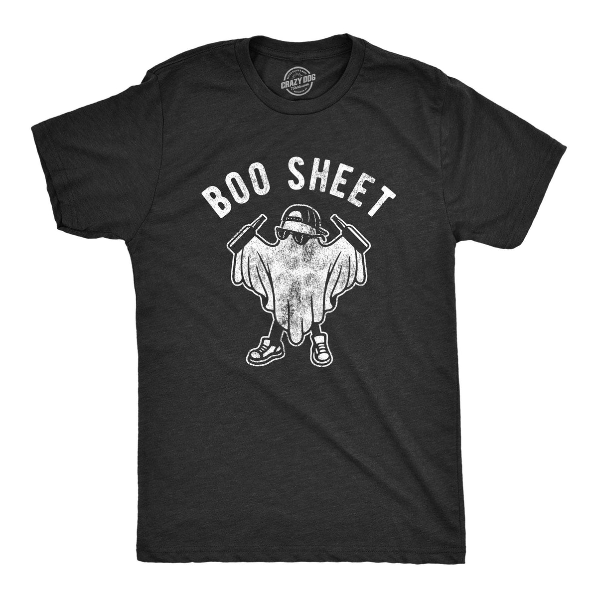 Boo Sheet Men&#39;s Tshirt - Crazy Dog T-Shirts