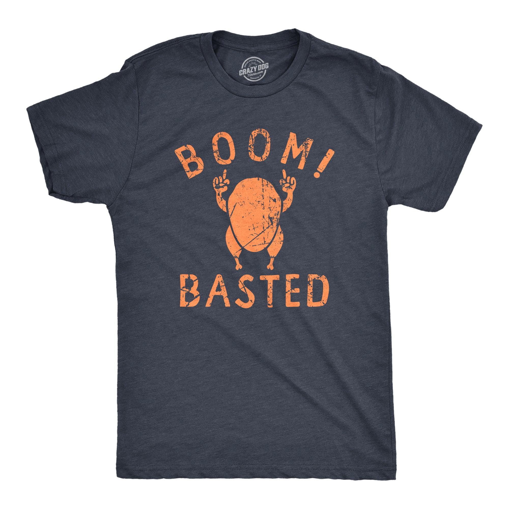 Boom Basted Men's Tshirt  -  Crazy Dog T-Shirts