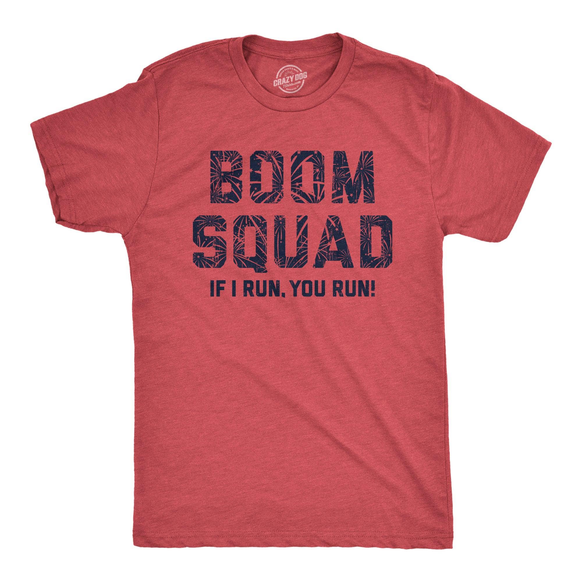 Boom Squad Men's Tshirt  -  Crazy Dog T-Shirts