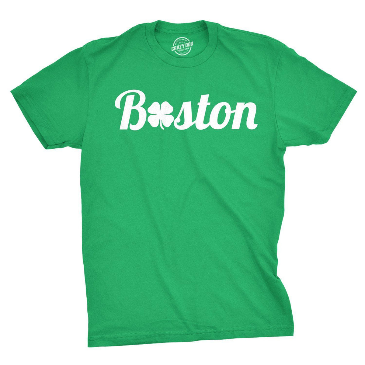 Boston Clover Men&#39;s Tshirt - Crazy Dog T-Shirts