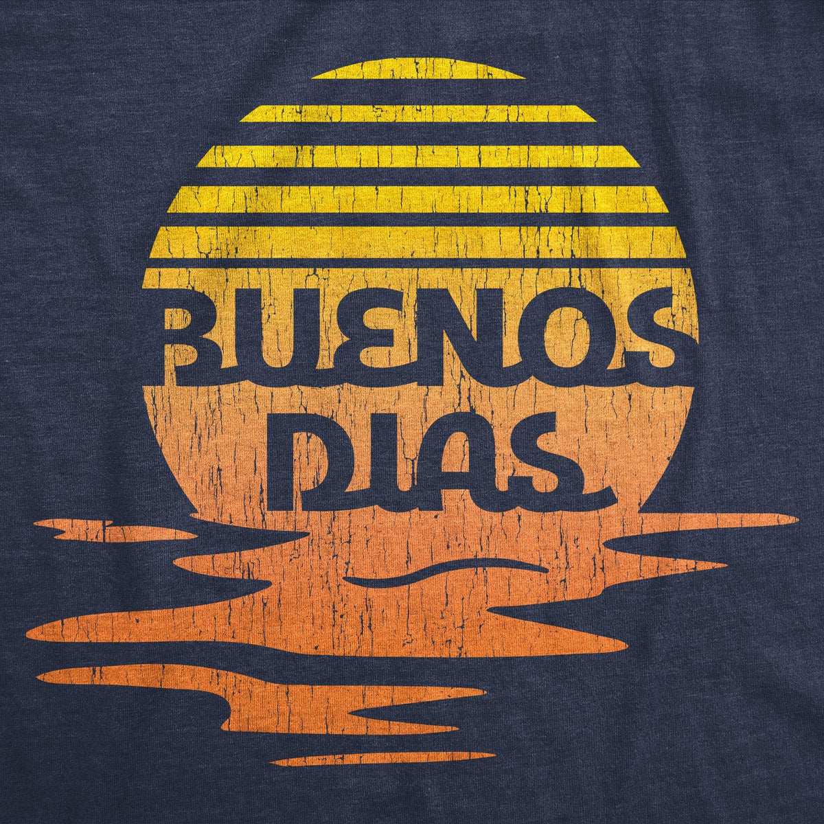 Buenos Dias Men&#39;s Tshirt  -  Crazy Dog T-Shirts