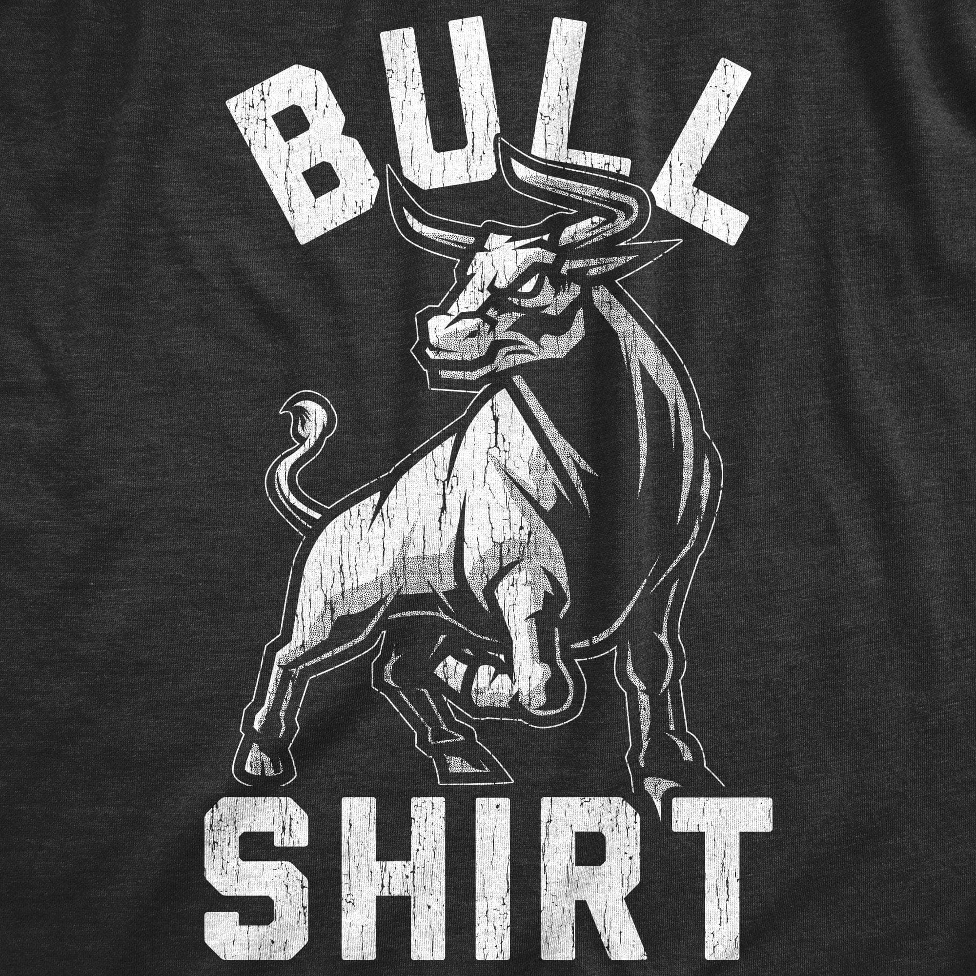 Bull Shirt Men's Tshirt - Crazy Dog T-Shirts