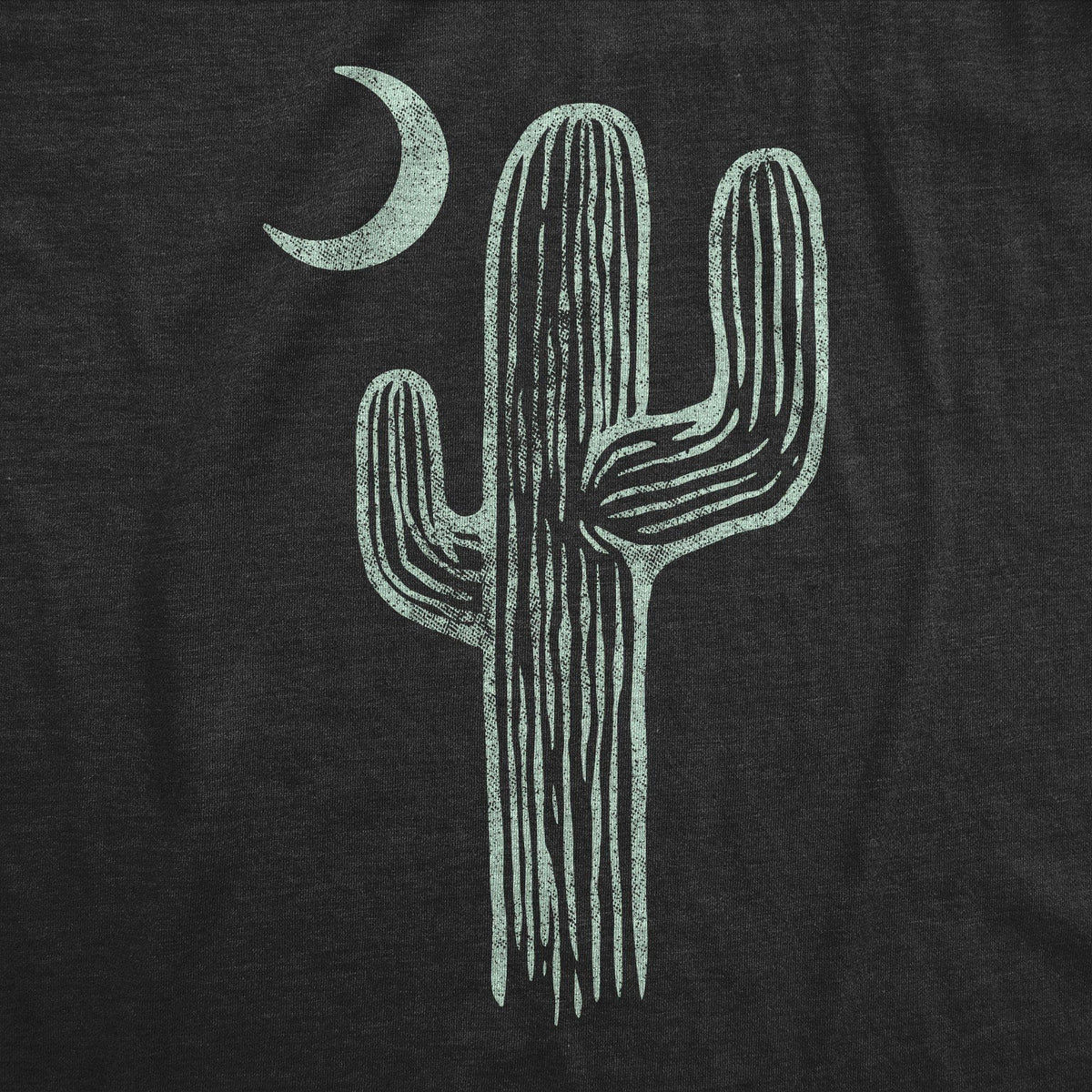 Cactus Moon Men&#39;s Tshirt - Crazy Dog T-Shirts
