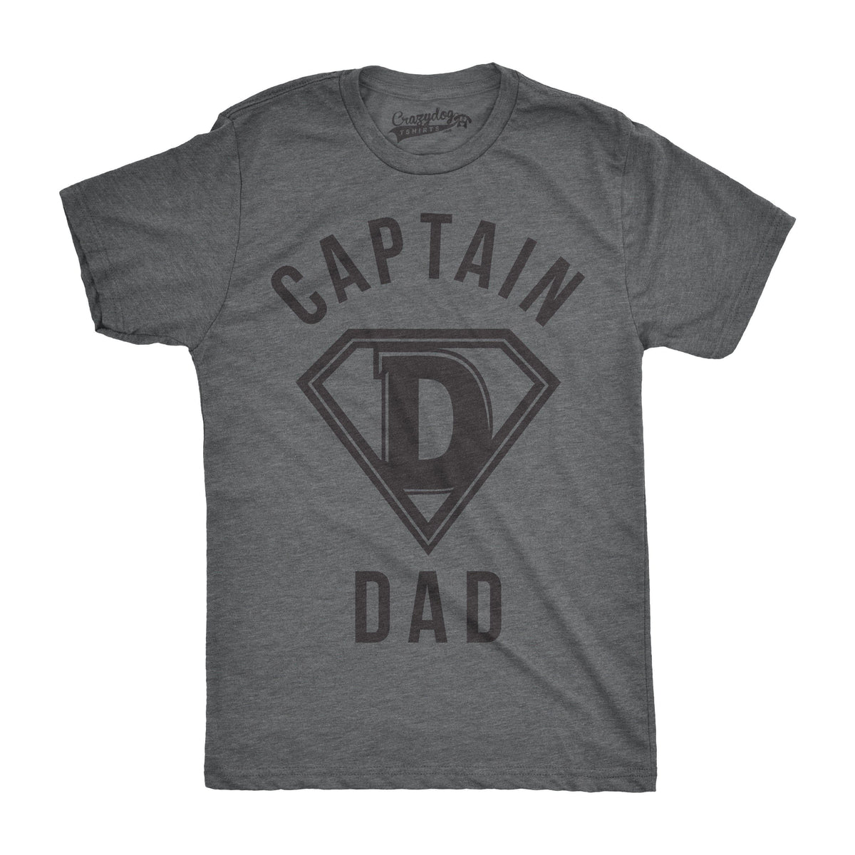 Captain Dad Men&#39;s Tshirt  -  Crazy Dog T-Shirts