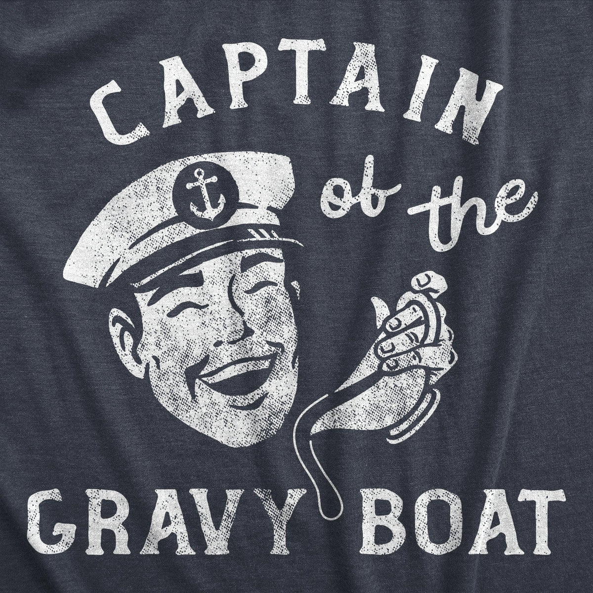 Captain Of The Gravy Boat Men&#39;s Tshirt  -  Crazy Dog T-Shirts