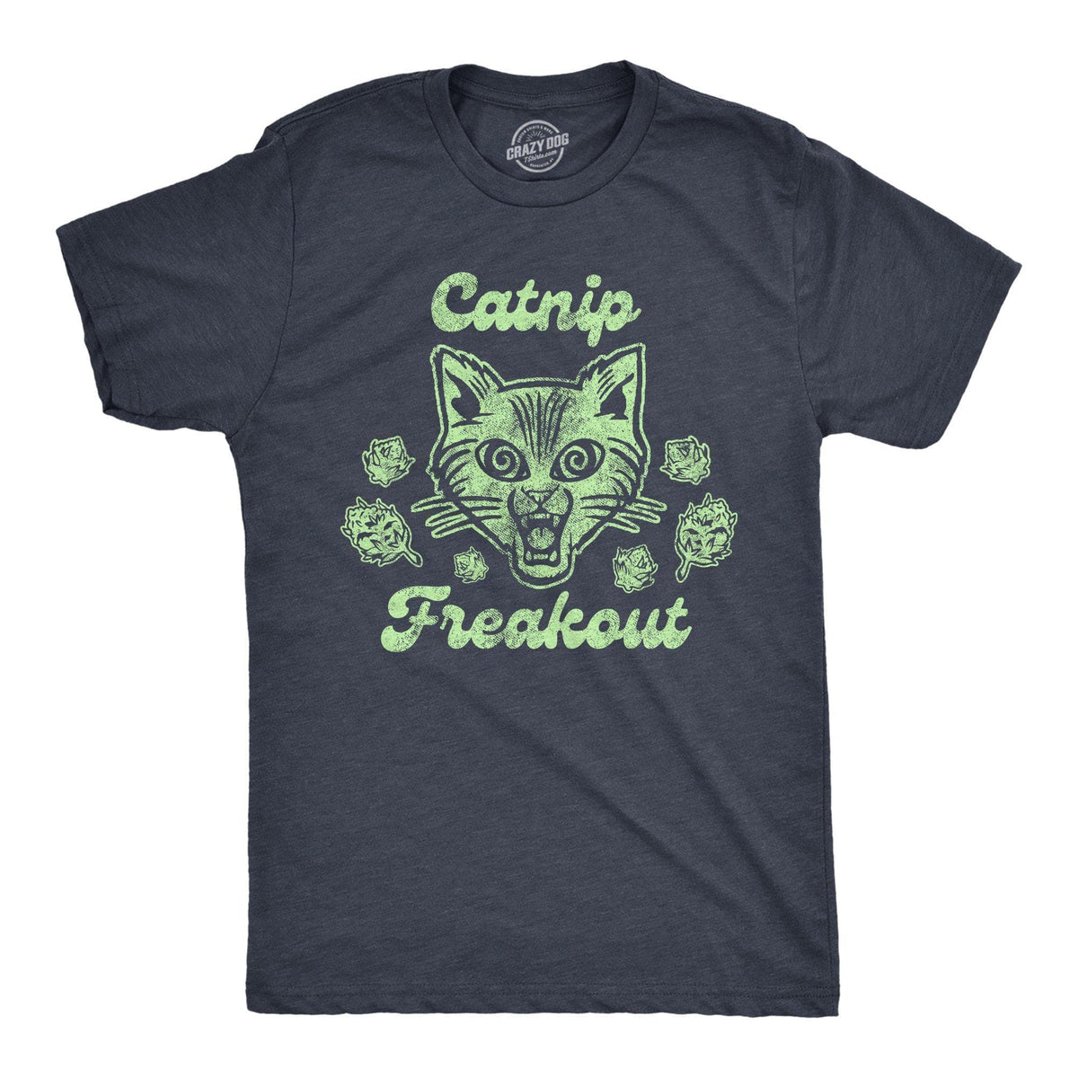 Catnip Freakout Men&#39;s Tshirt - Crazy Dog T-Shirts