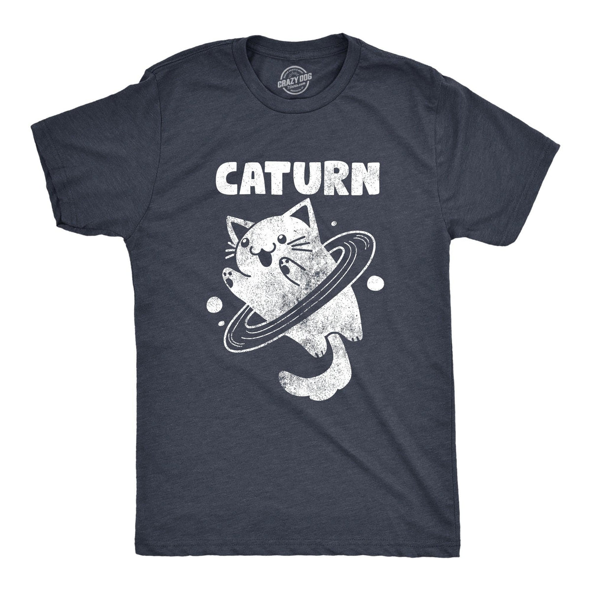 Caturn Men&#39;s Tshirt  -  Crazy Dog T-Shirts