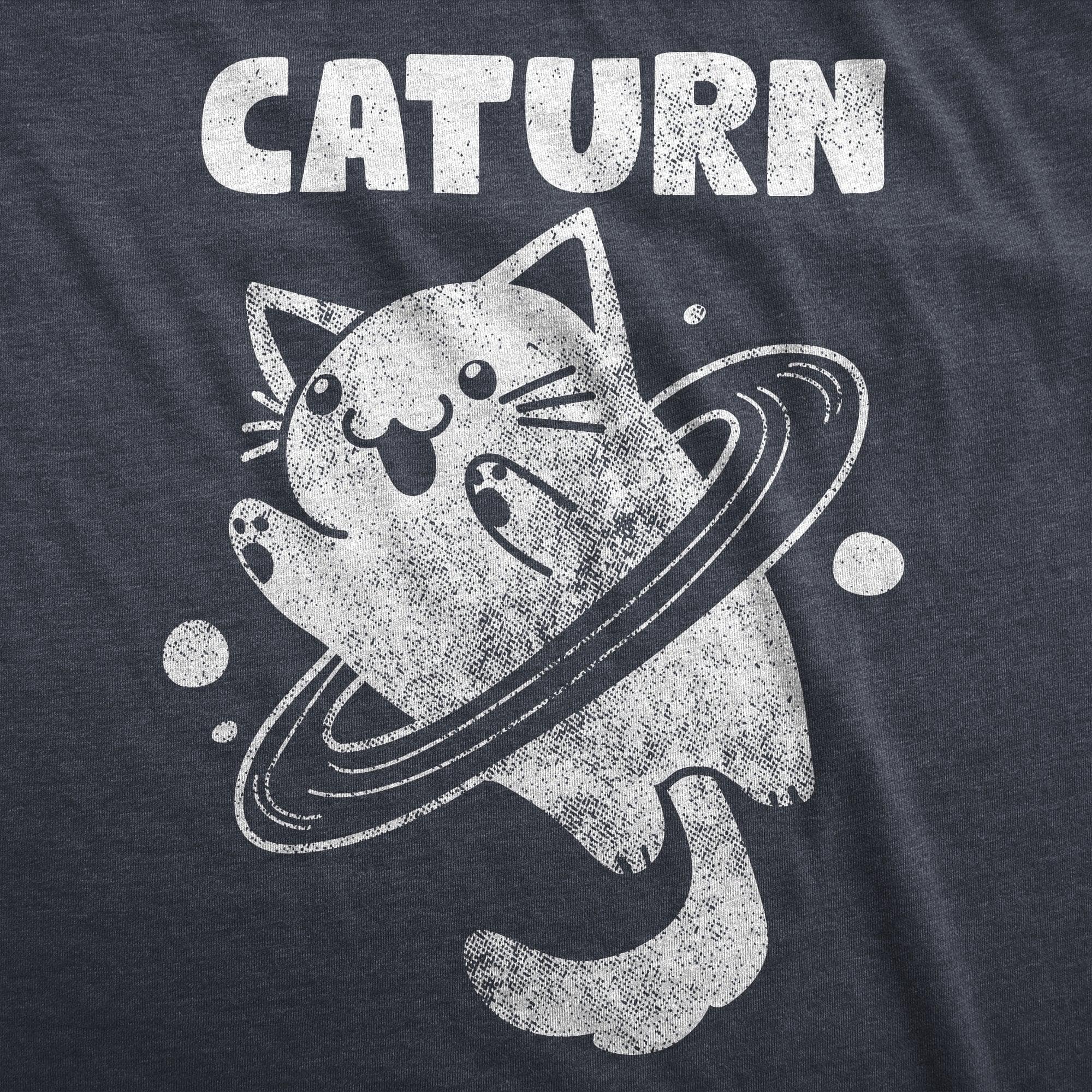 Caturn Men's Tshirt  -  Crazy Dog T-Shirts