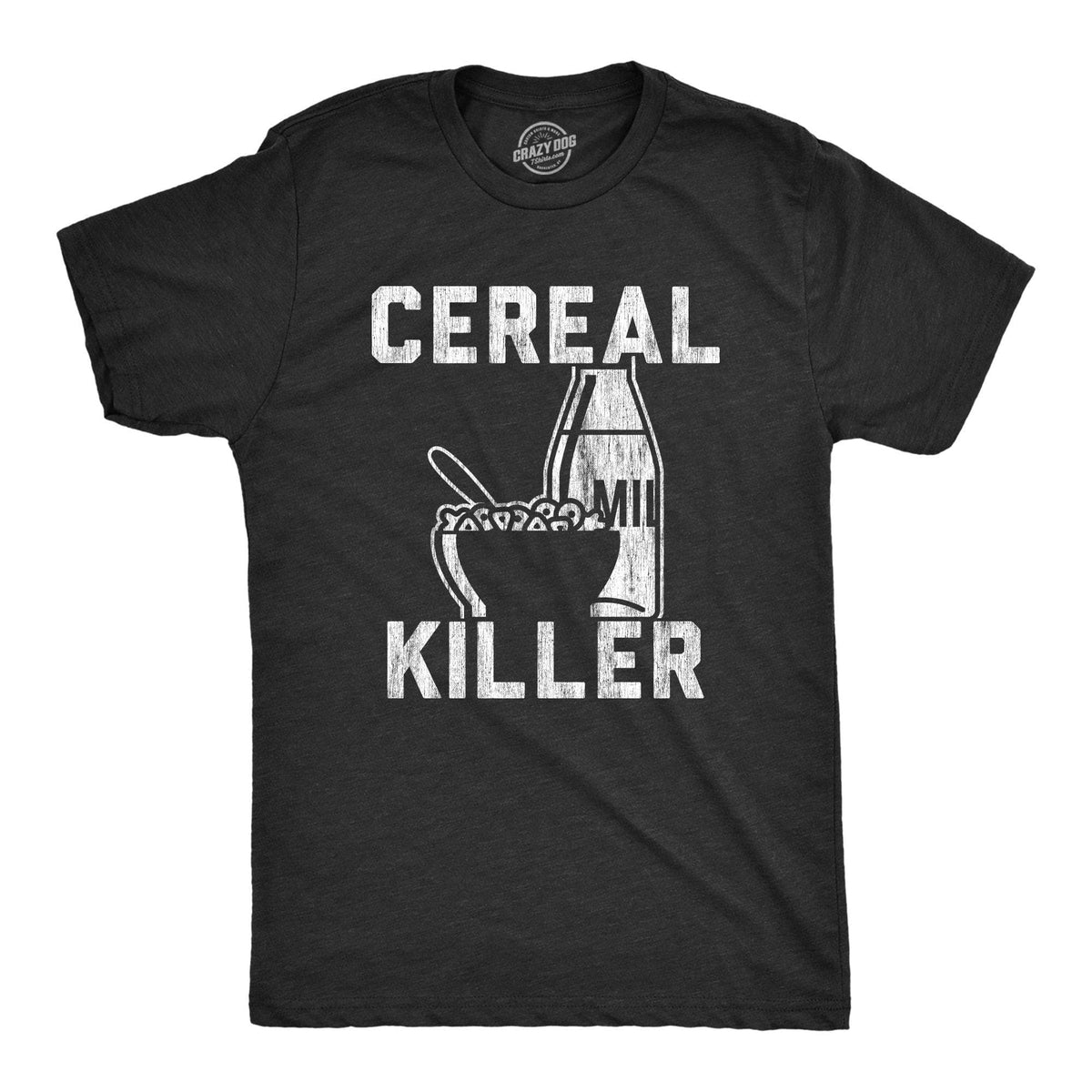 Cereal Killer Men&#39;s Tshirt - Crazy Dog T-Shirts