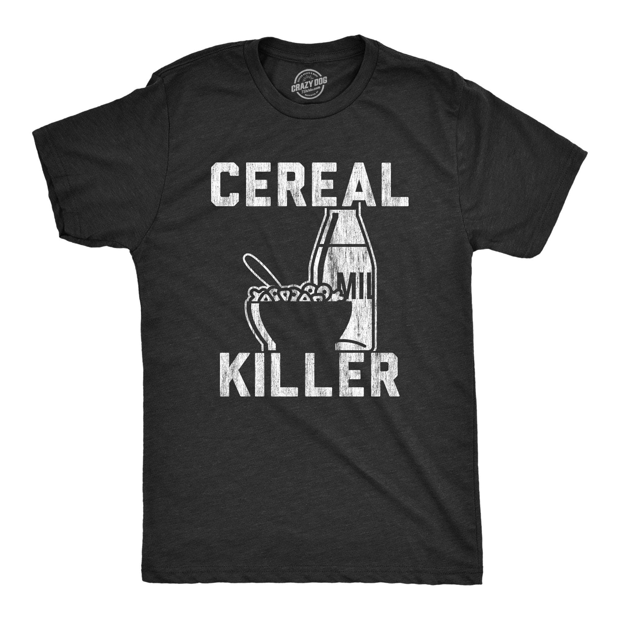 Cereal Killer Men's Tshirt - Crazy Dog T-Shirts