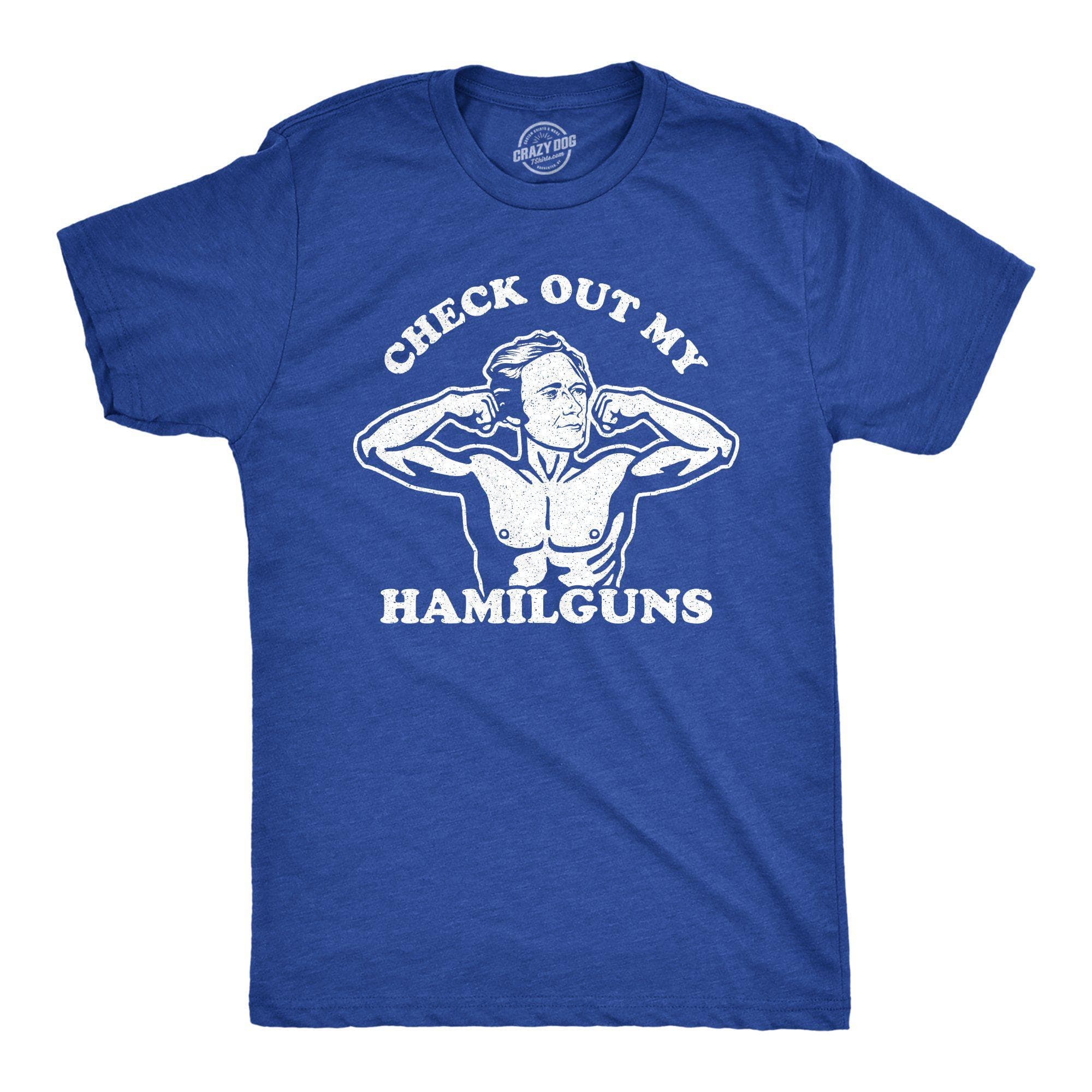 Check Out My Hamilguns Men's Tshirt - Crazy Dog T-Shirts