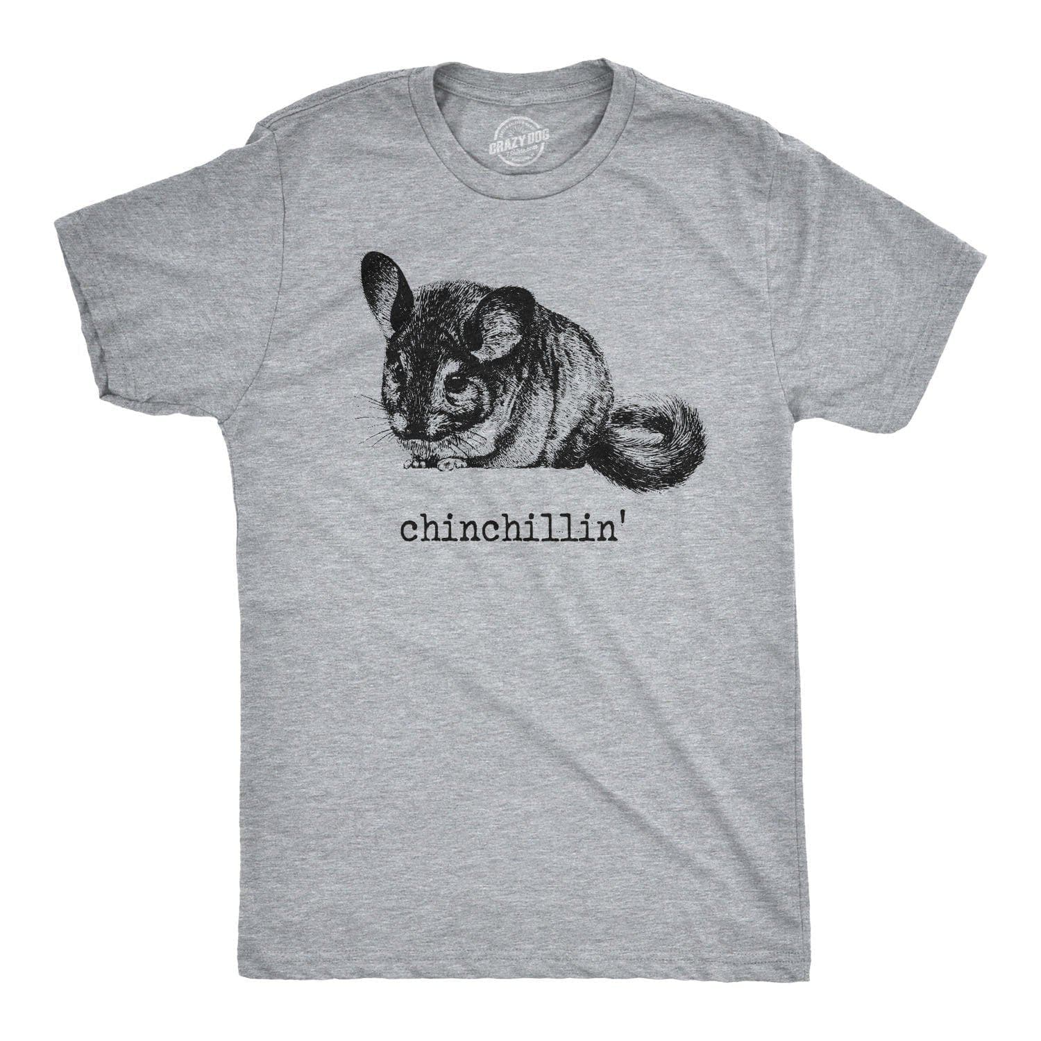 Chinchillin Men's Tshirt - Crazy Dog T-Shirts