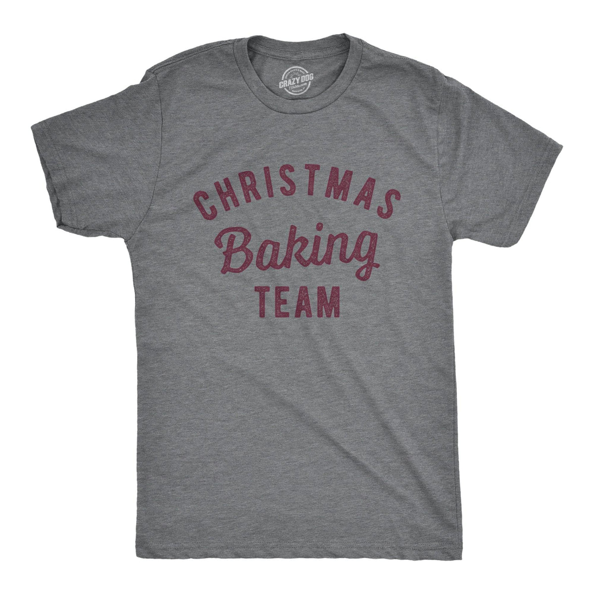 Christmas Baking Team Men&#39;s Tshirt  -  Crazy Dog T-Shirts
