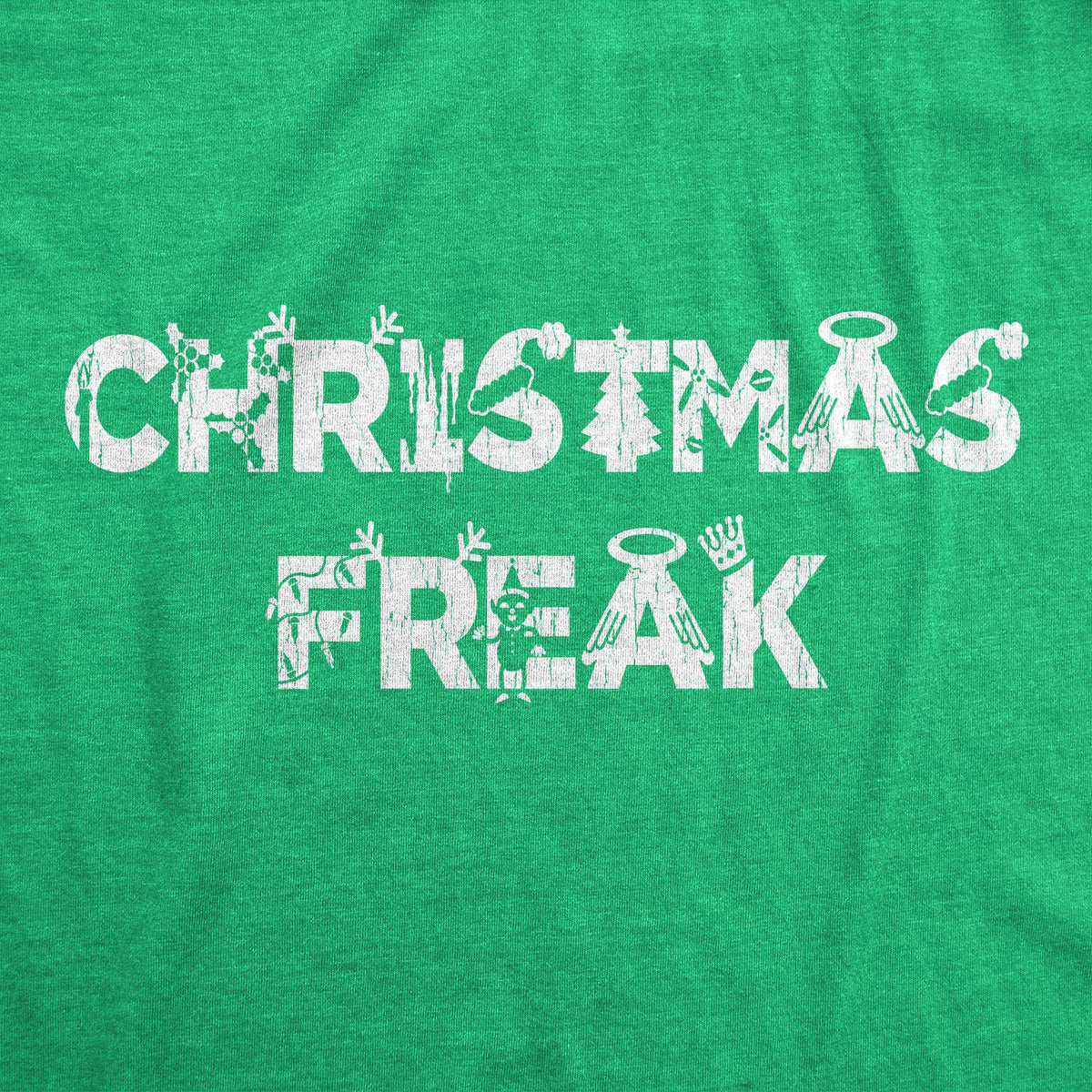 Christmas Freak Men&#39;s Tshirt - Crazy Dog T-Shirts