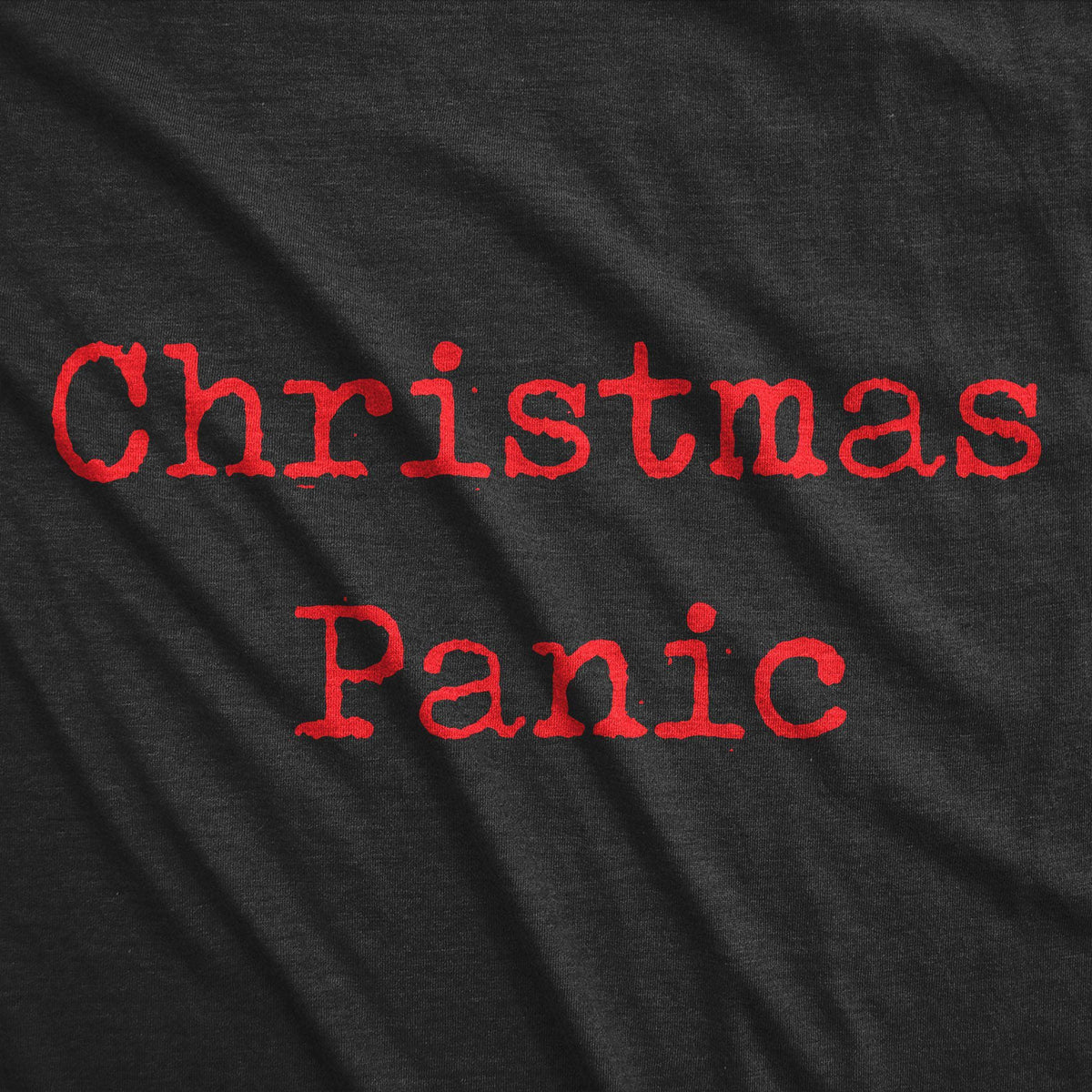 Christmas Panic Men&#39;s Tshirt - Crazy Dog T-Shirts