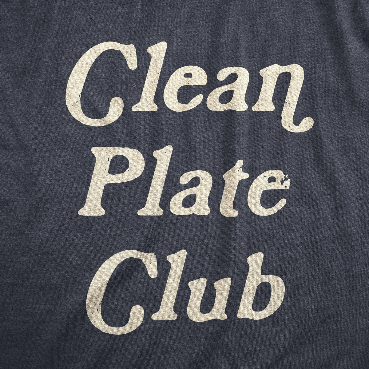 Clean Plate Club Men&#39;s Tshirt  -  Crazy Dog T-Shirts
