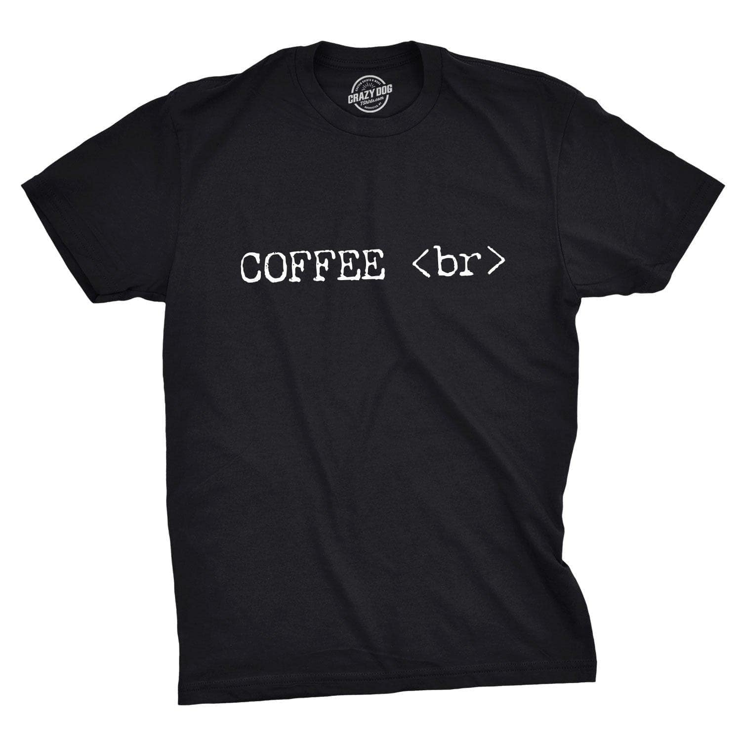 Coffee Break Men's Tshirt  -  Crazy Dog T-Shirts