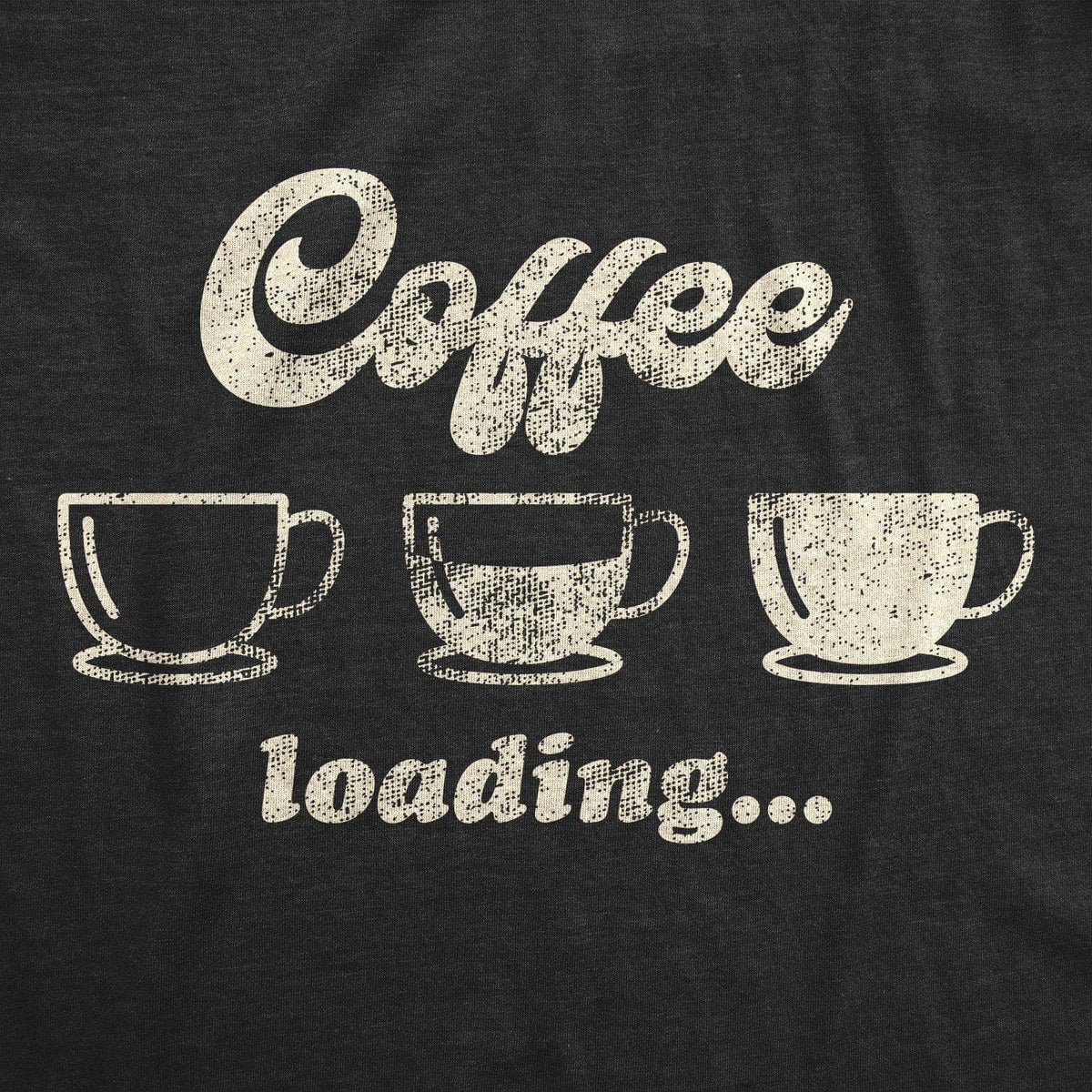 Coffee Loading Men&#39;s Tshirt - Crazy Dog T-Shirts