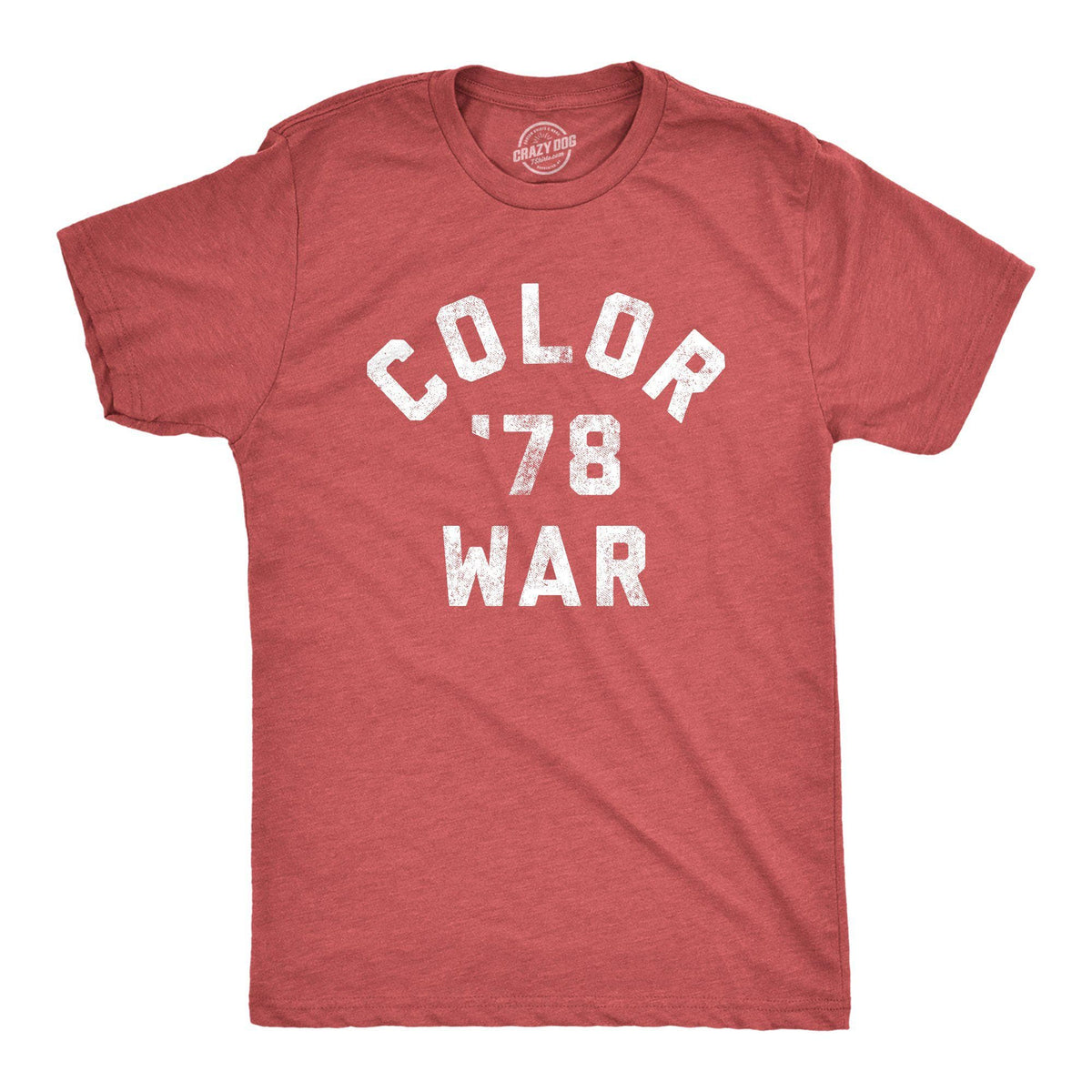 Color War &#39;78 Men&#39;s Tshirt - Crazy Dog T-Shirts