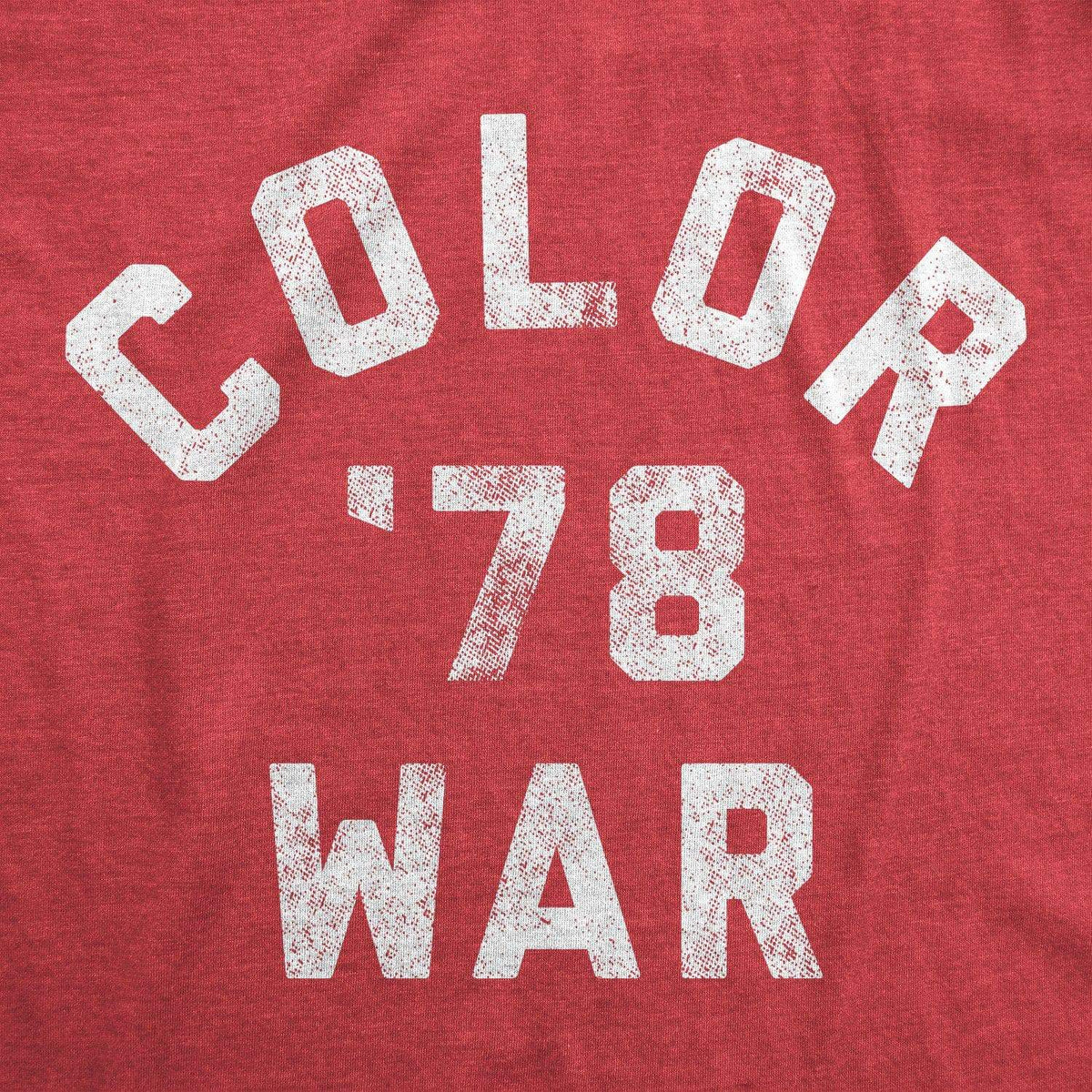 Color War &#39;78 Men&#39;s Tshirt - Crazy Dog T-Shirts