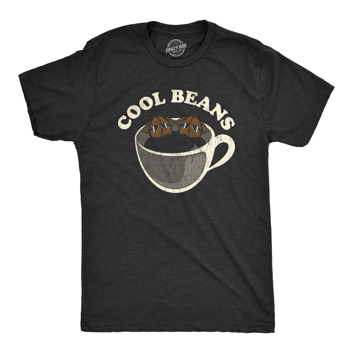 Cool Beans Men&#39;s Tshirt - Crazy Dog T-Shirts