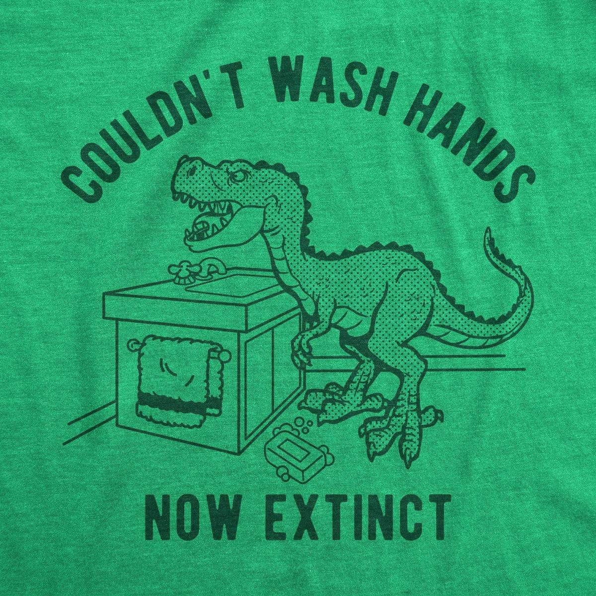 Couldn&#39;t Wash Hands Now Extinct Men&#39;s Tshirt - Crazy Dog T-Shirts