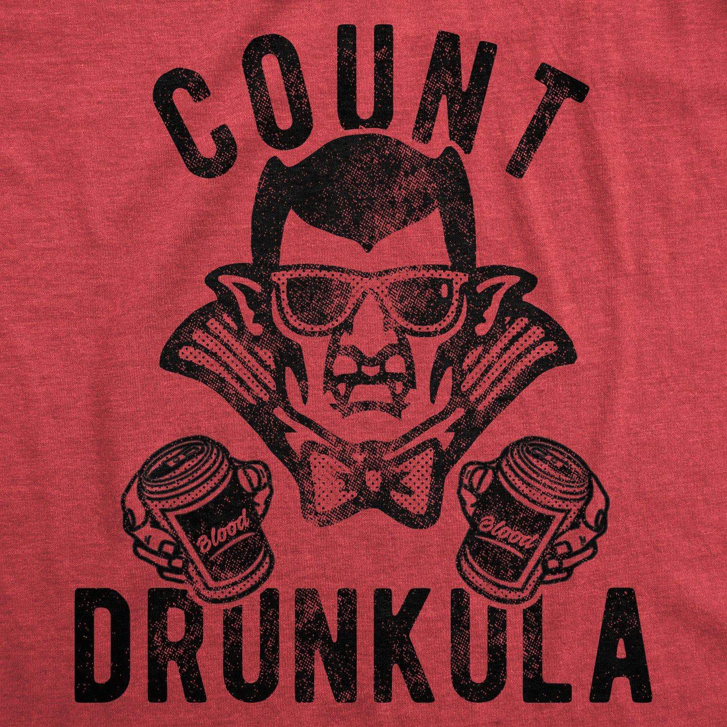 Count Drunkula Men's Tshirt - Crazy Dog T-Shirts