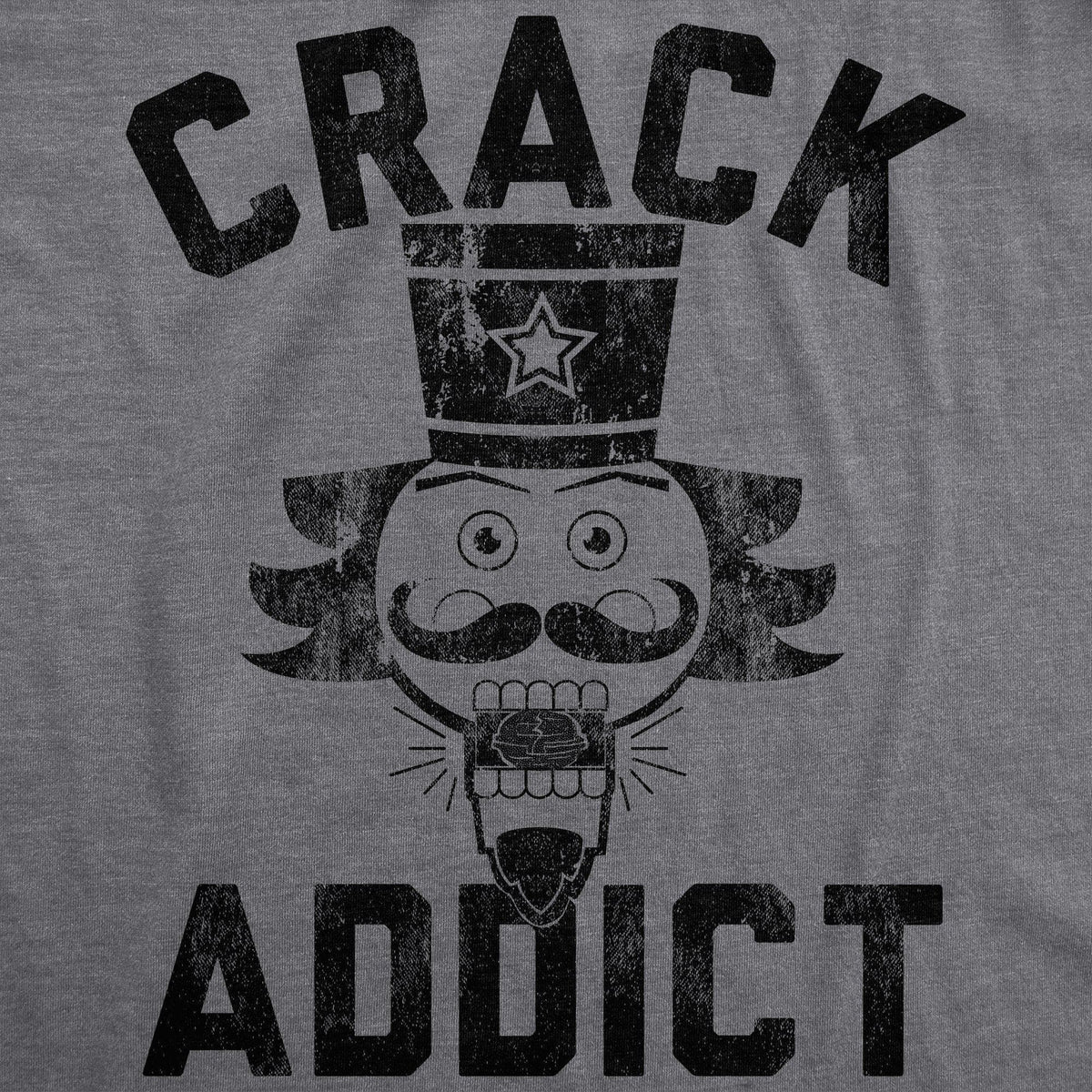 Crack Addict Men&#39;s Tshirt - Crazy Dog T-Shirts