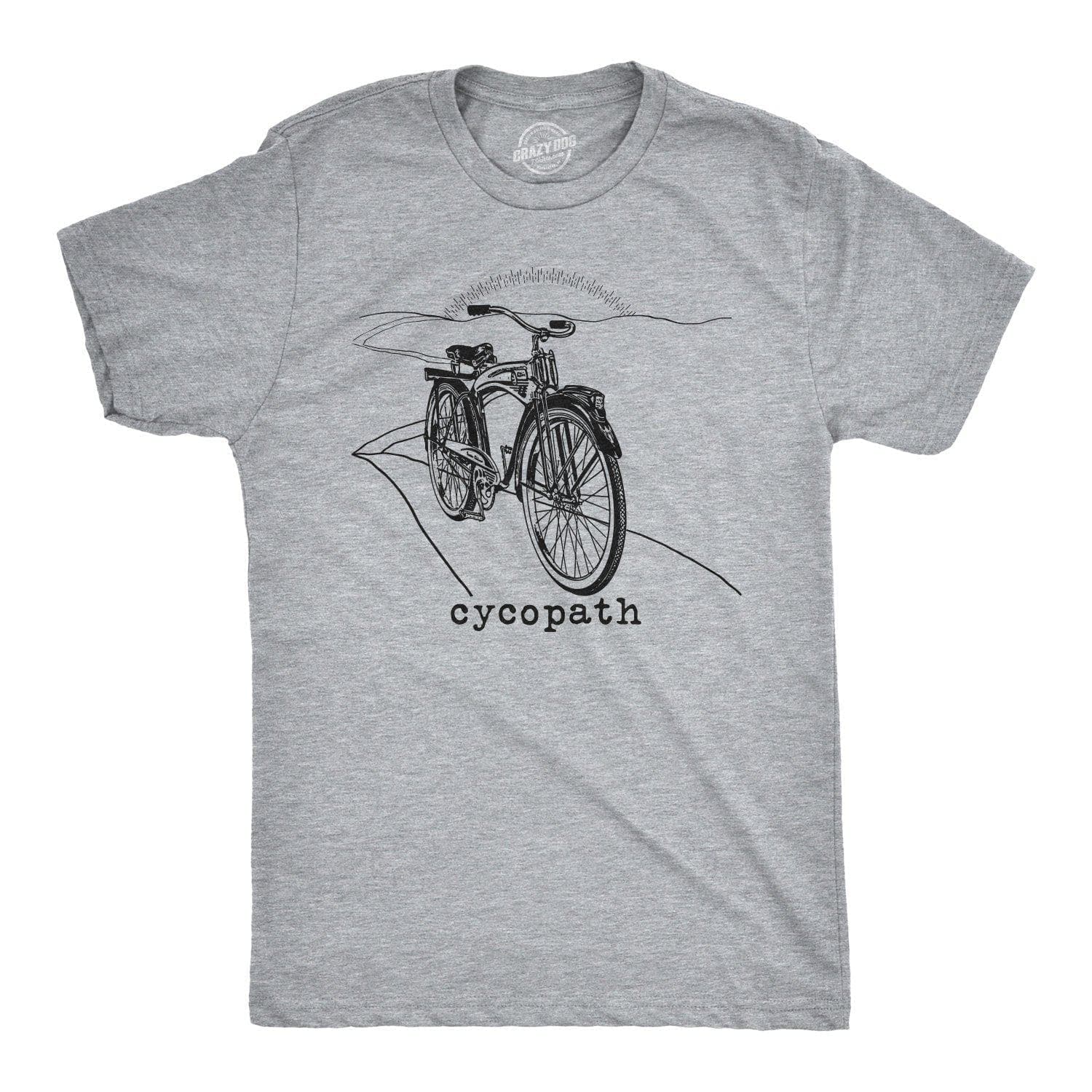 Cycopath Men's Tshirt - Crazy Dog T-Shirts
