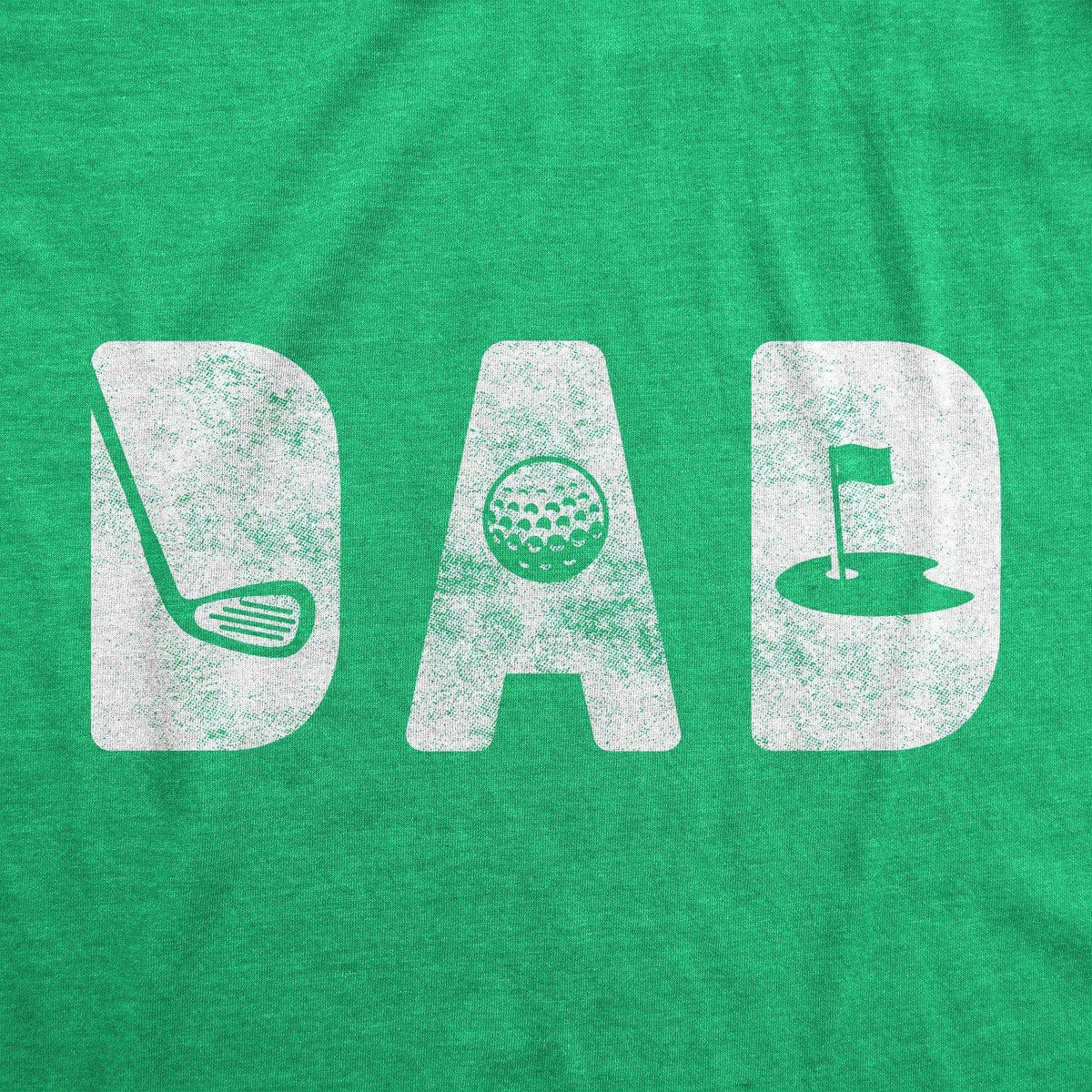 Dad Golf Men&#39;s Tshirt - Crazy Dog T-Shirts