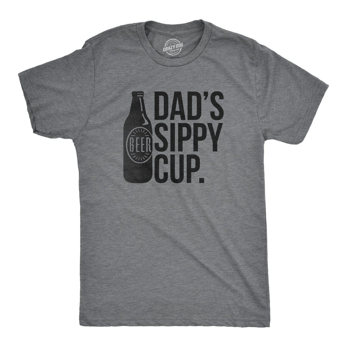 Dad&#39;s Sippy Cup Men&#39;s Tshirt - Crazy Dog T-Shirts