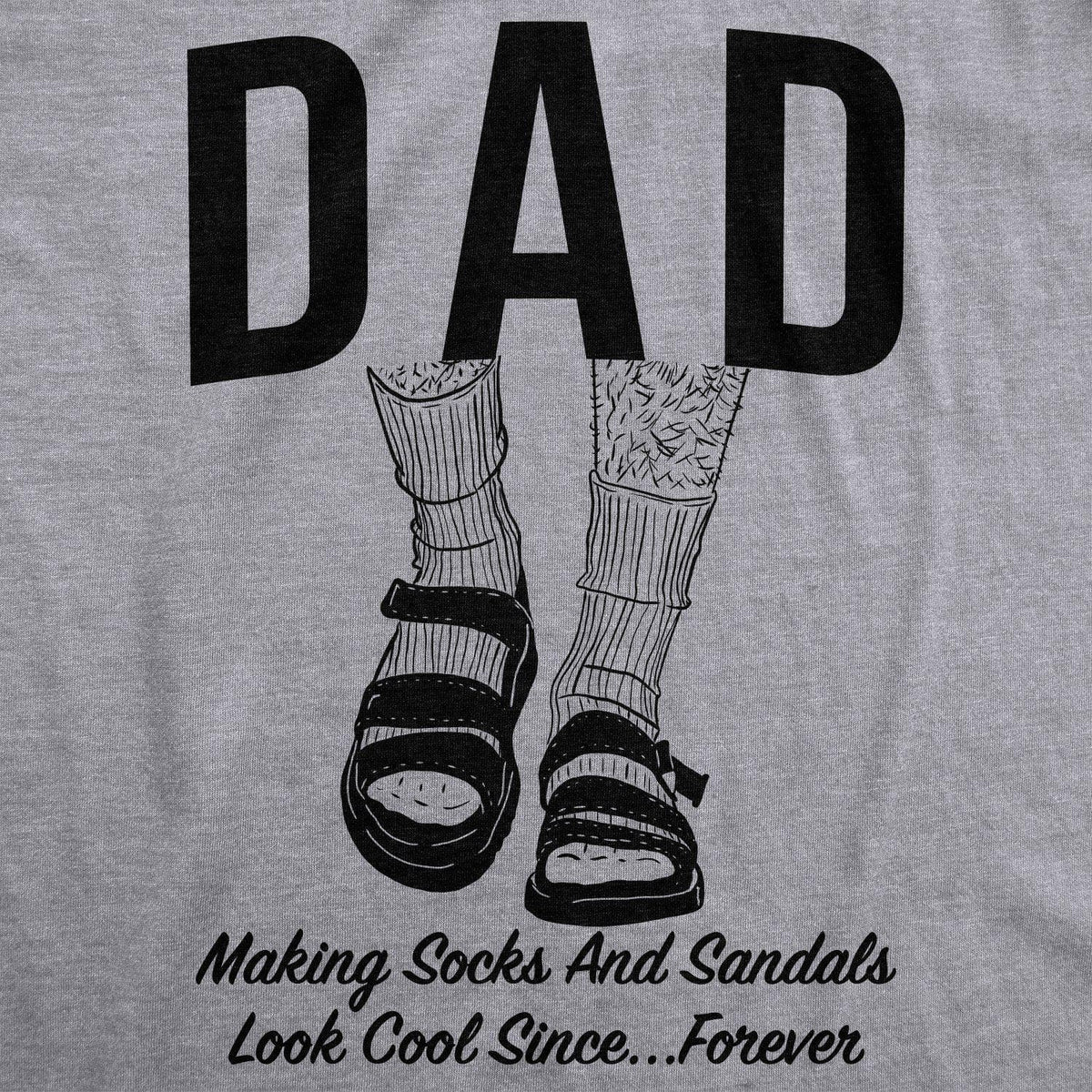 Dad Socks and Sandals Men&#39;s Tshirt - Crazy Dog T-Shirts
