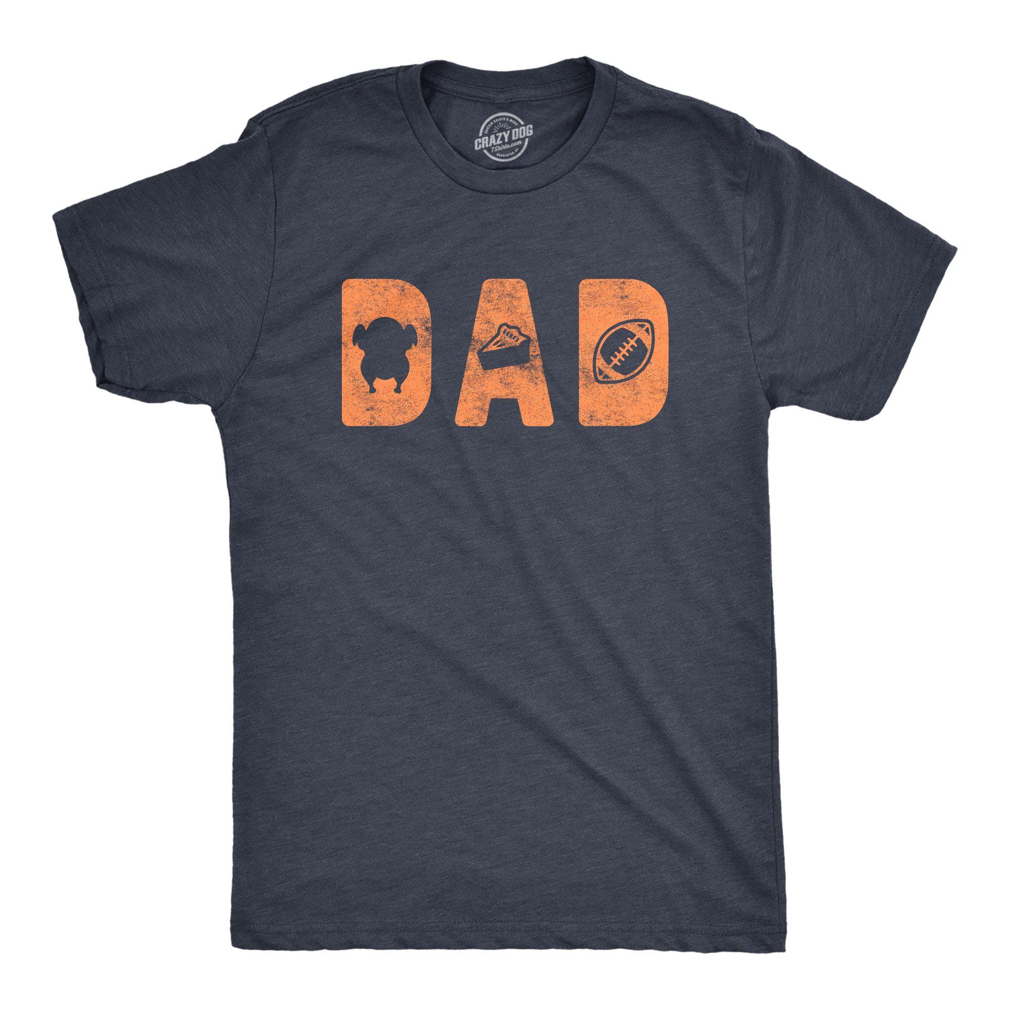 Dad Thanksgiving Men's Tshirt - Crazy Dog T-Shirts