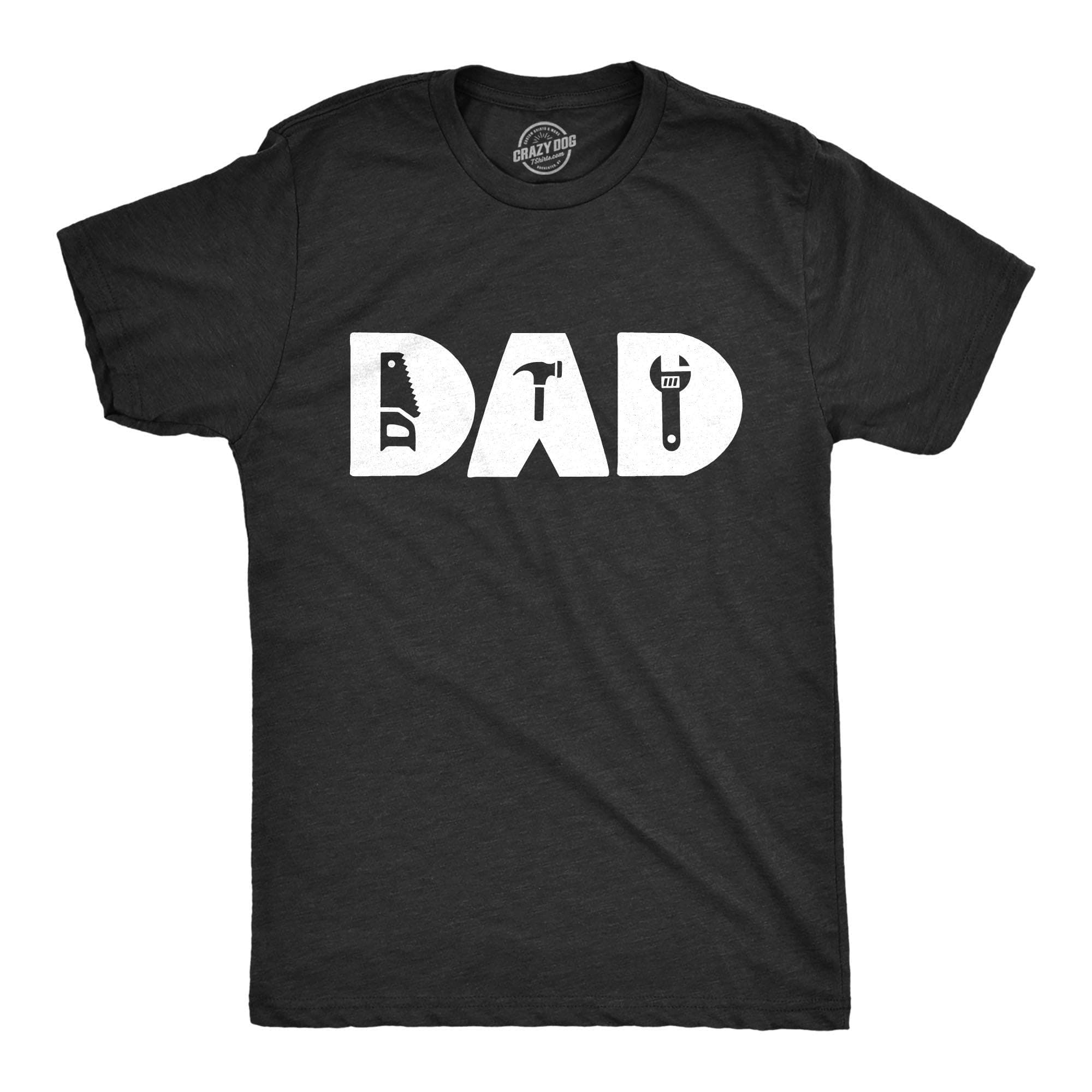 Dad Tools Men's Tshirt  -  Crazy Dog T-Shirts
