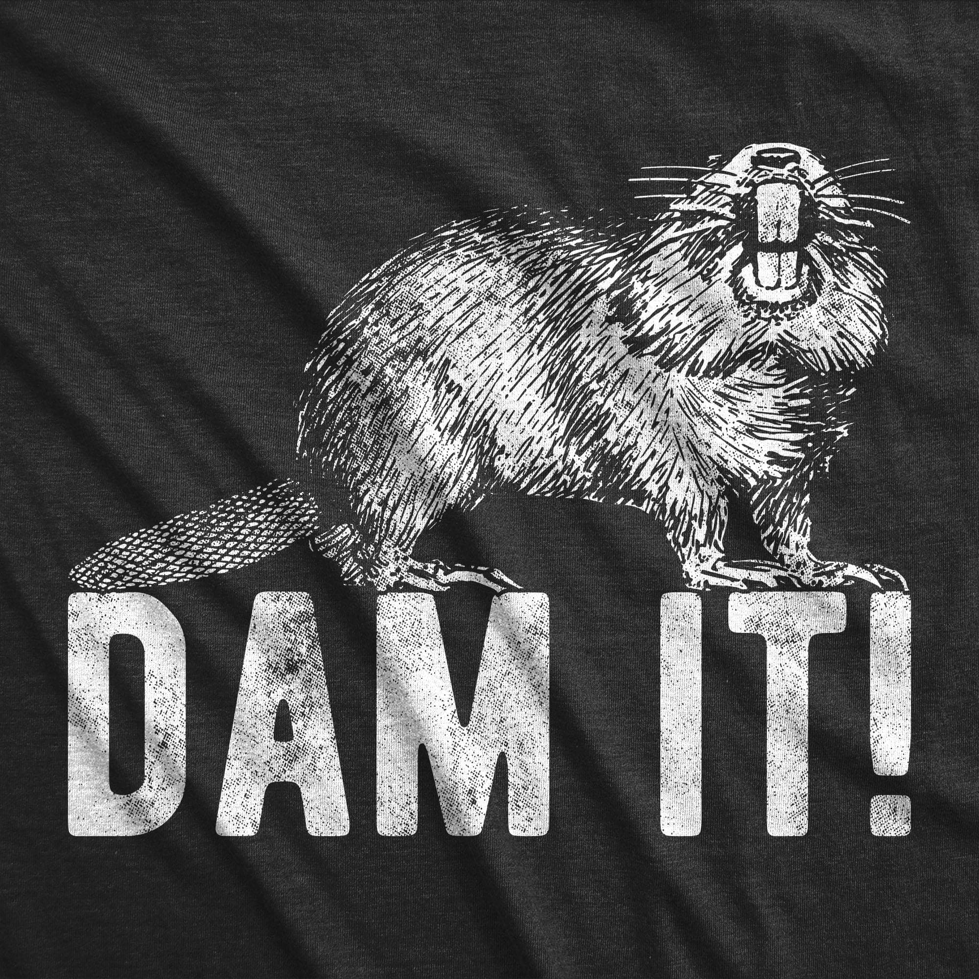 Dam It Men's Tshirt - Crazy Dog T-Shirts