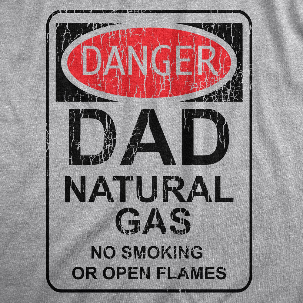 Danger Dad Natural Gas Men's Tshirt  -  Crazy Dog T-Shirts