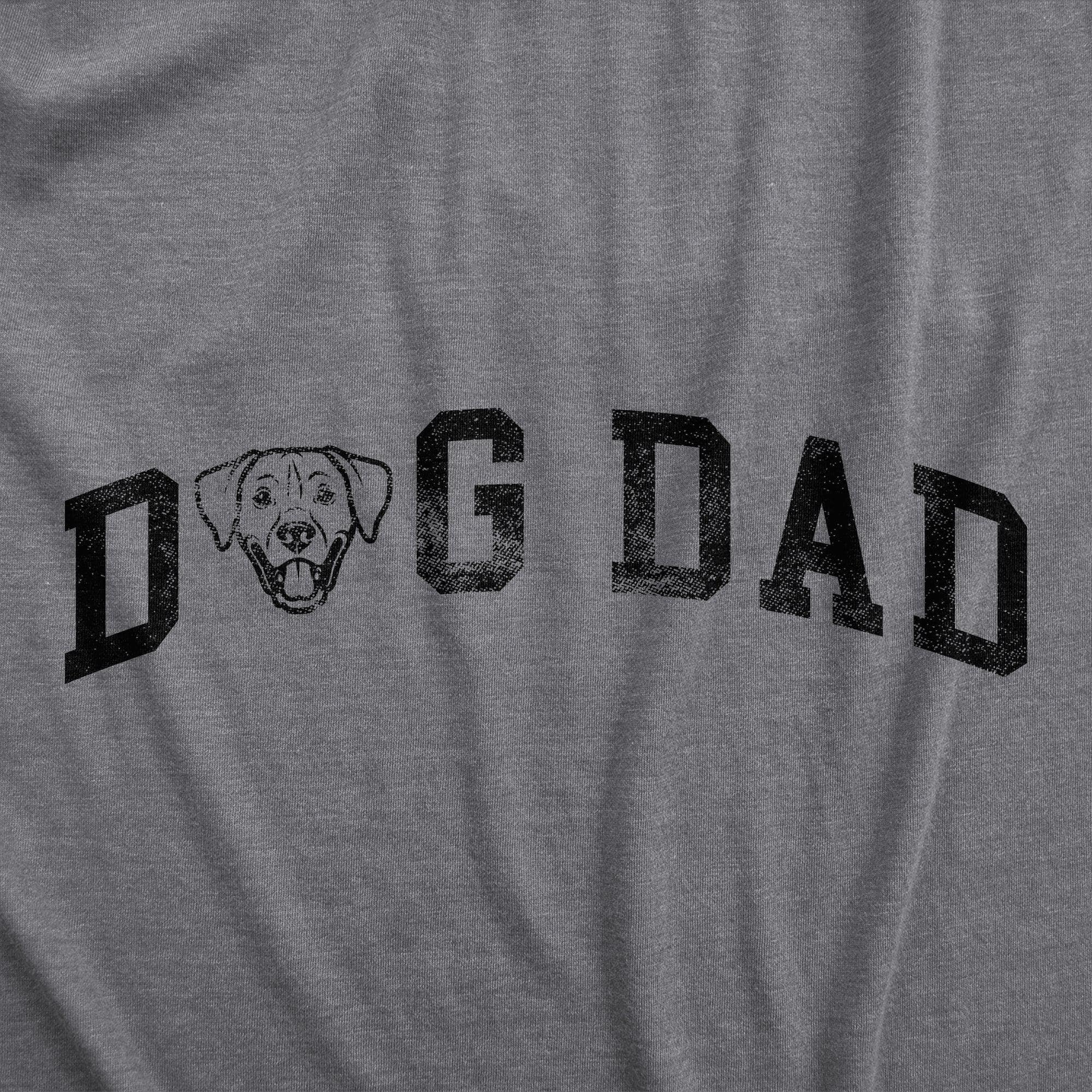 Dog Dad Lab Men's Tshirt  -  Crazy Dog T-Shirts