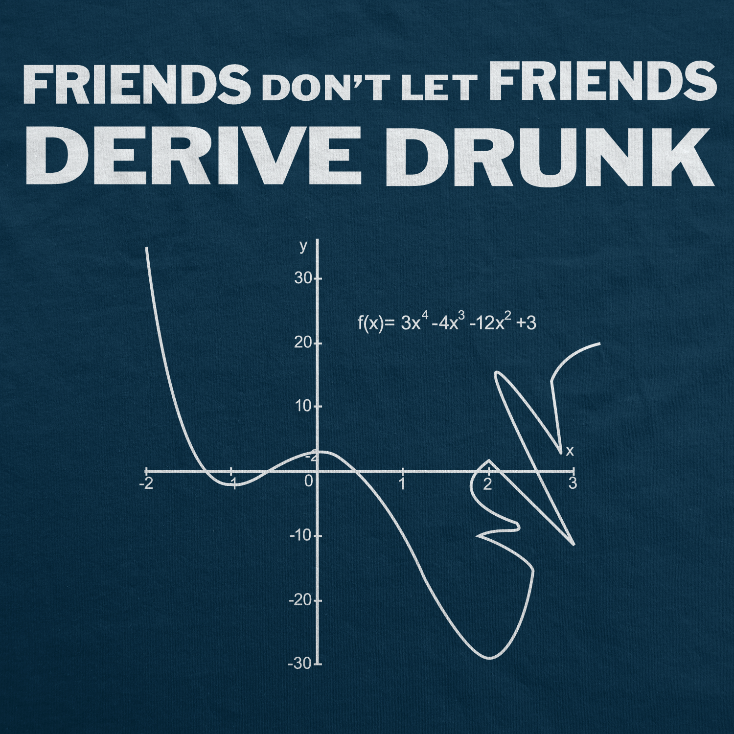 Don't Drink and Derive Men's Tshirt  -  Crazy Dog T-Shirts