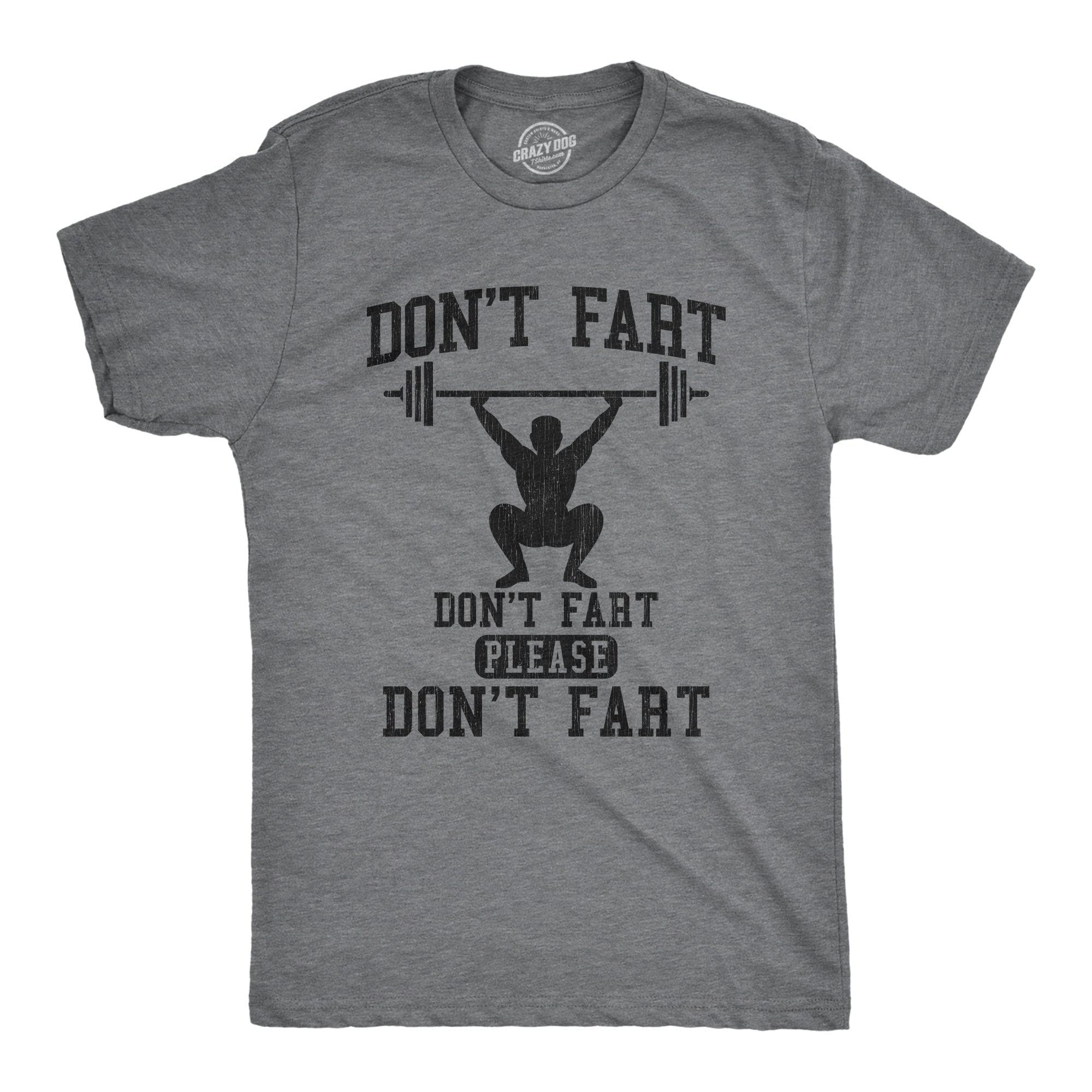 Dont Fart Men's Tshirt  -  Crazy Dog T-Shirts
