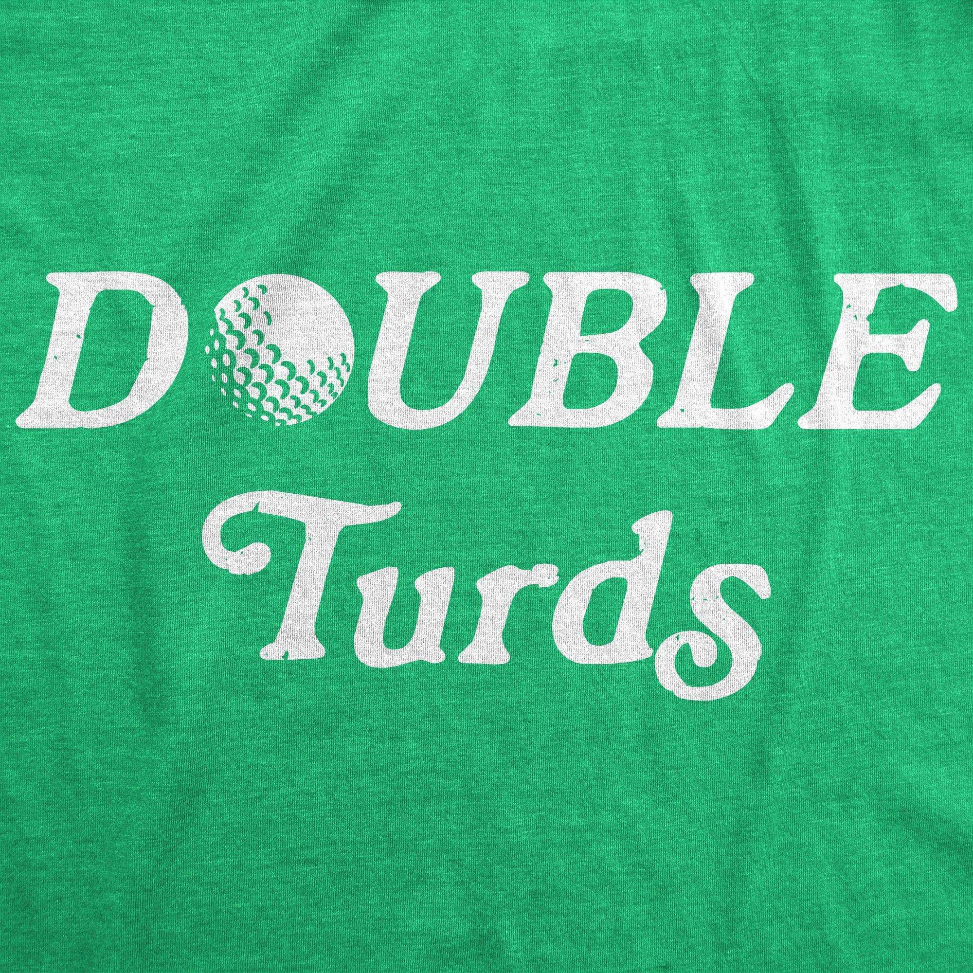 Double Turds Men's Tshirt - Crazy Dog T-Shirts