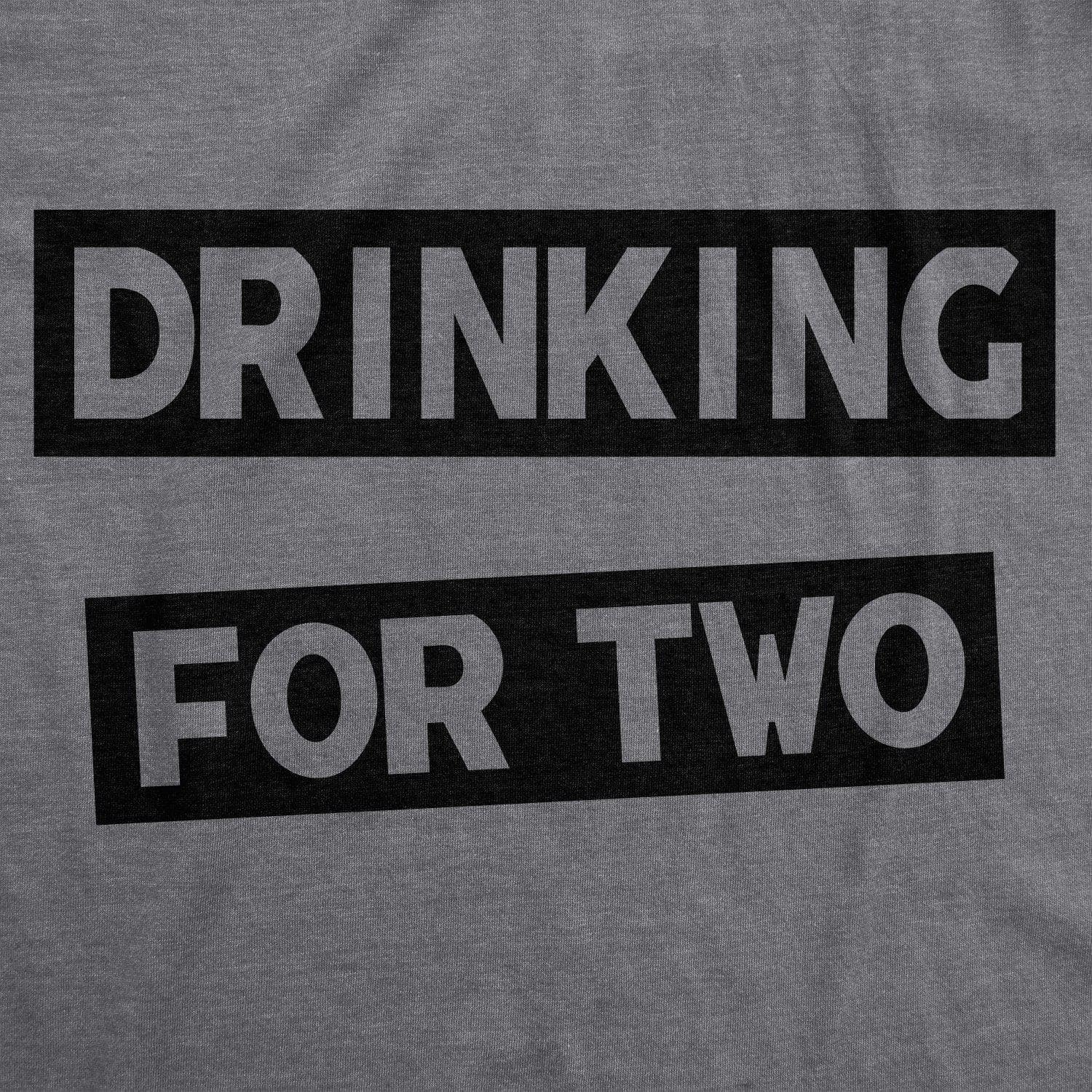 Drinking For Two Men's Tshirt  -  Crazy Dog T-Shirts