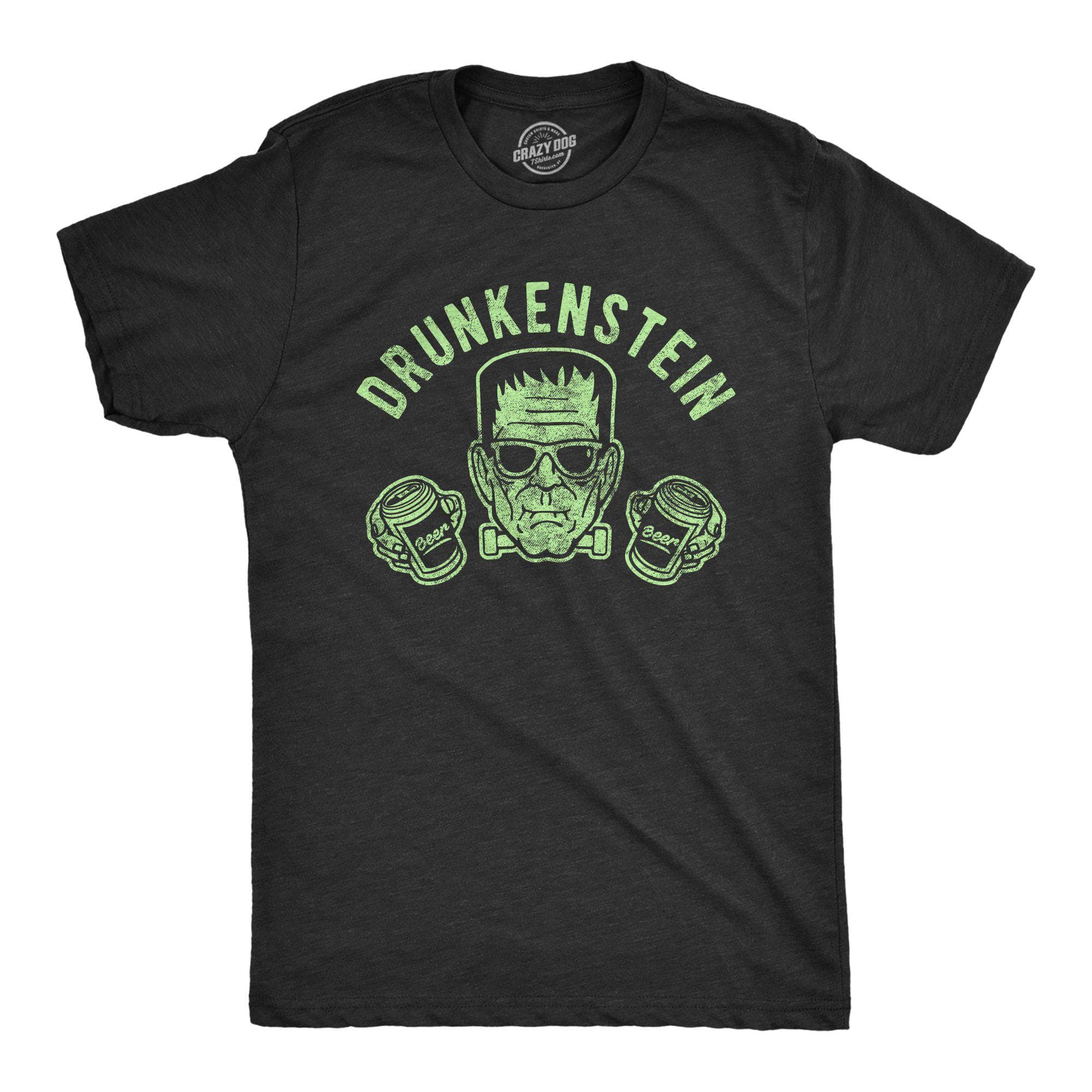 Drunkenstein Men's Tshirt - Crazy Dog T-Shirts