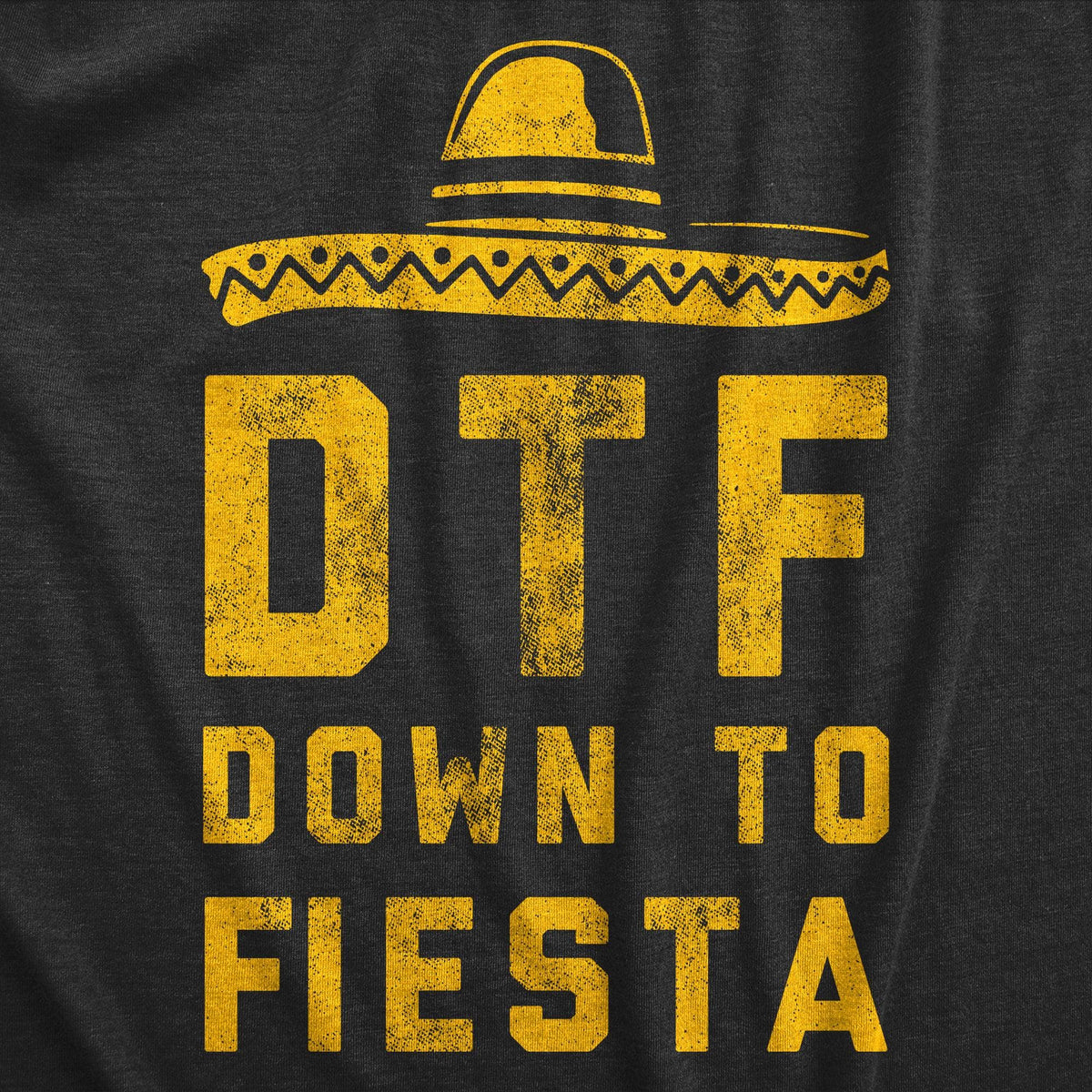DTF Down To Fiesta Men&#39;s Tshirt  -  Crazy Dog T-Shirts